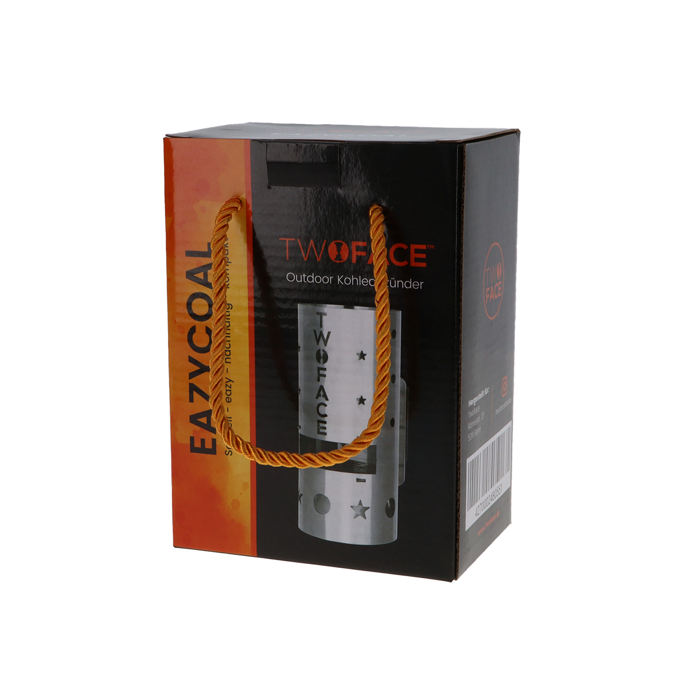 Two Face - Eazy Coal - Outdoor - Charcoal Chimney