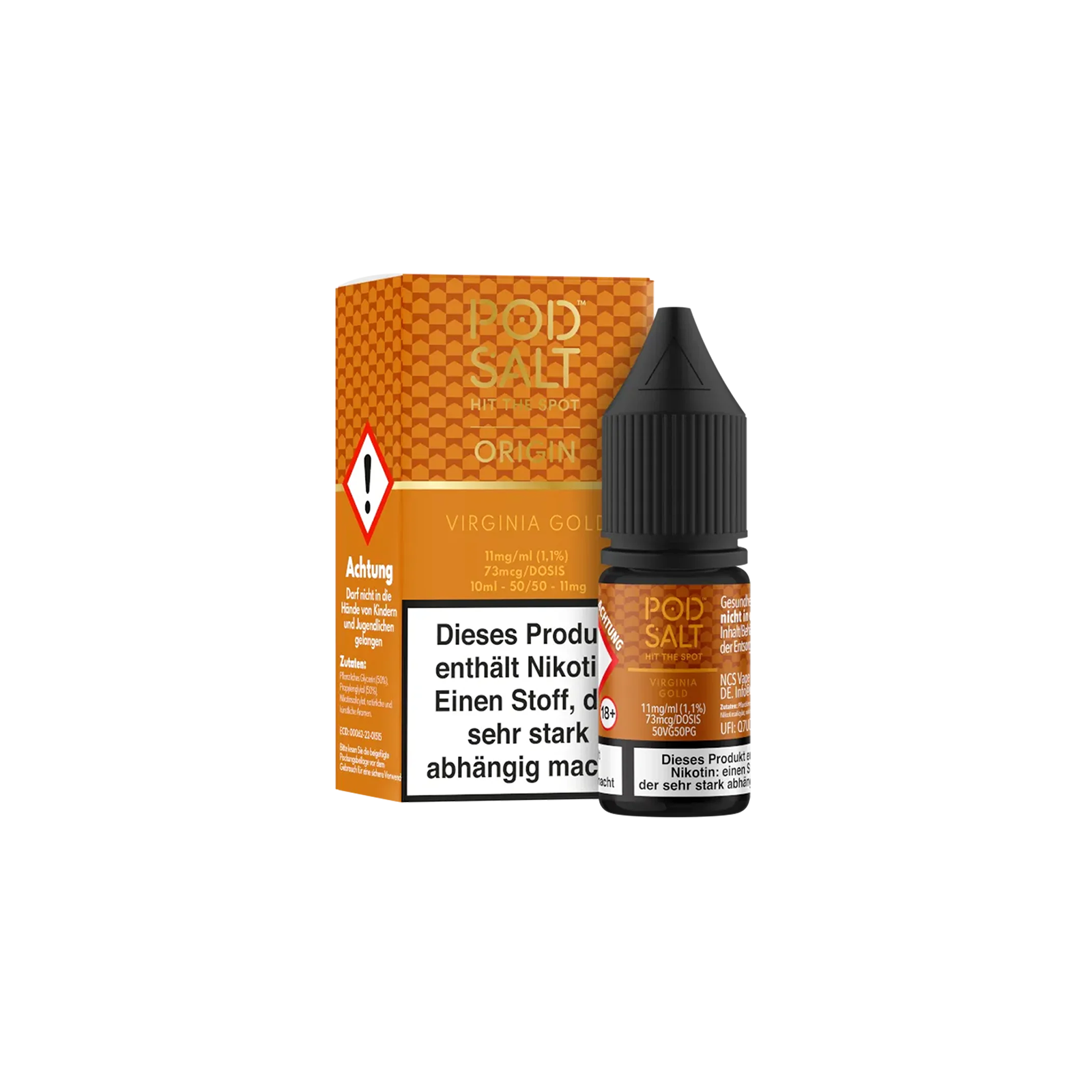 Pod Salt Origin - Virginia Gold - 10 ml - 11 mg