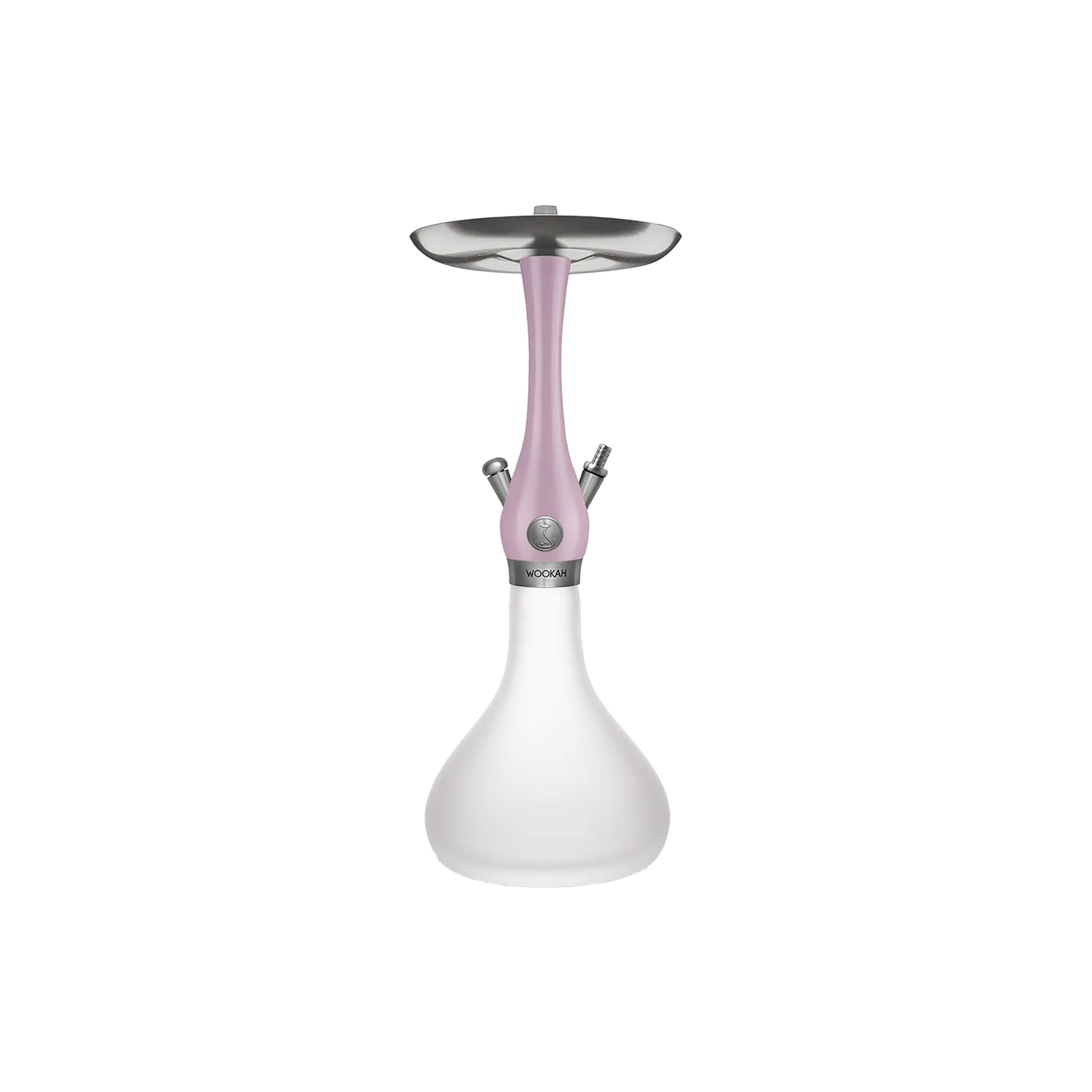 WOOKAH Mini Shisha Set &ndash; Mauve Body & Misty Smooth Vase &ndash; Exklusives Bundle