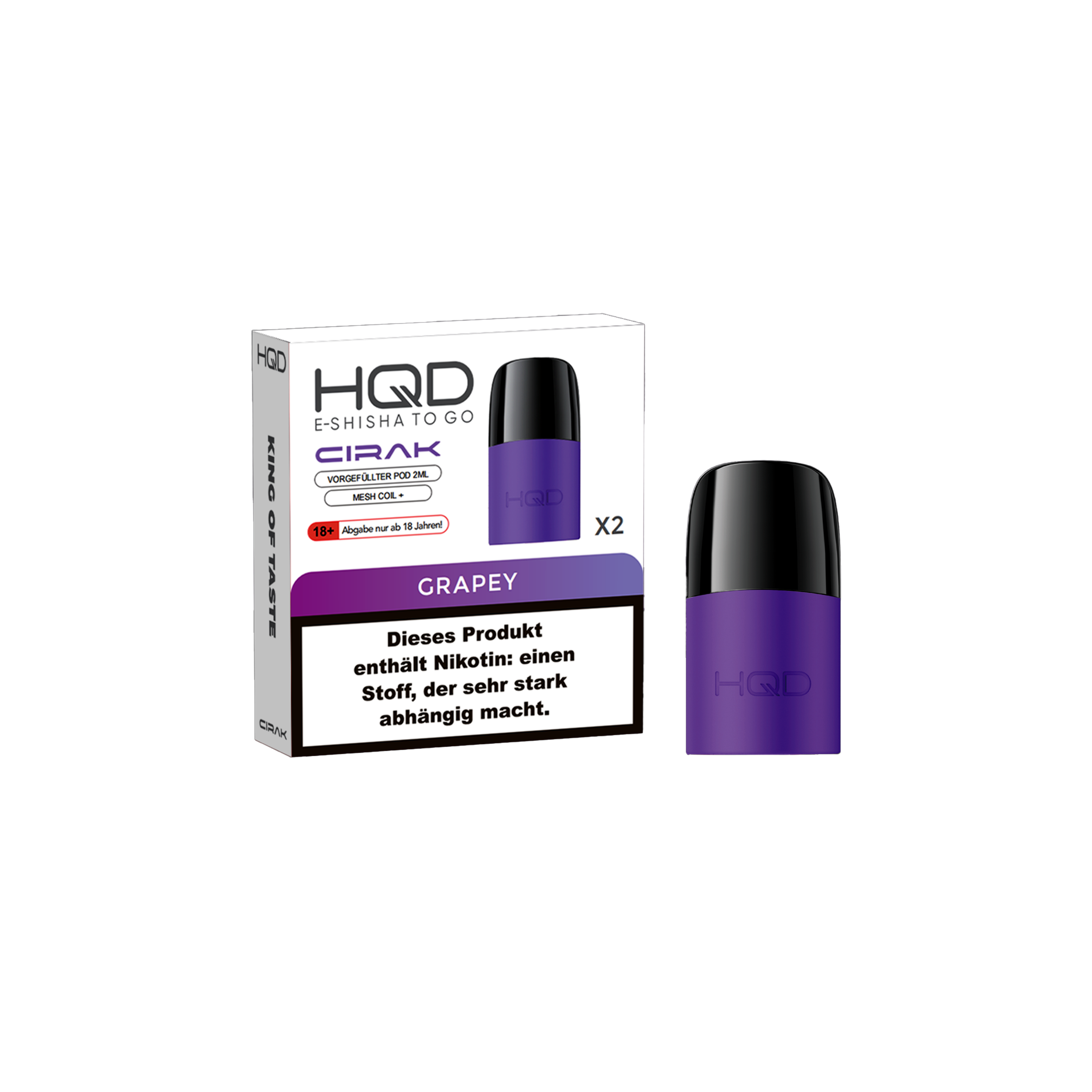 HQD - Cirak - Prefilled Pod - Grapey