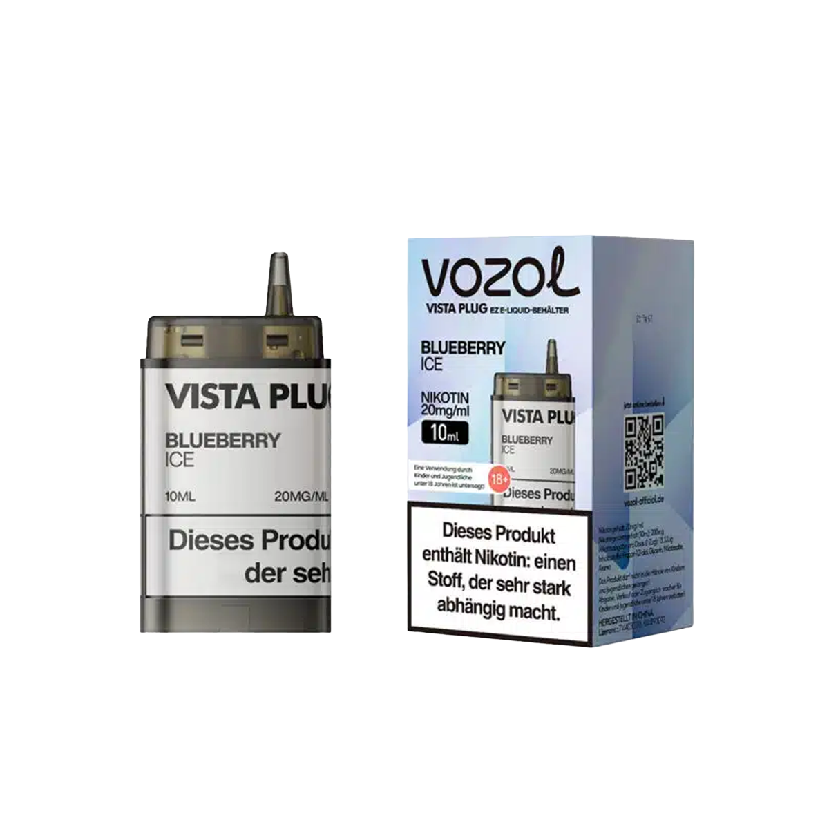 Vozol - Vista Plug Set - EZ Pod - Blueberry Ice + Empty Pod