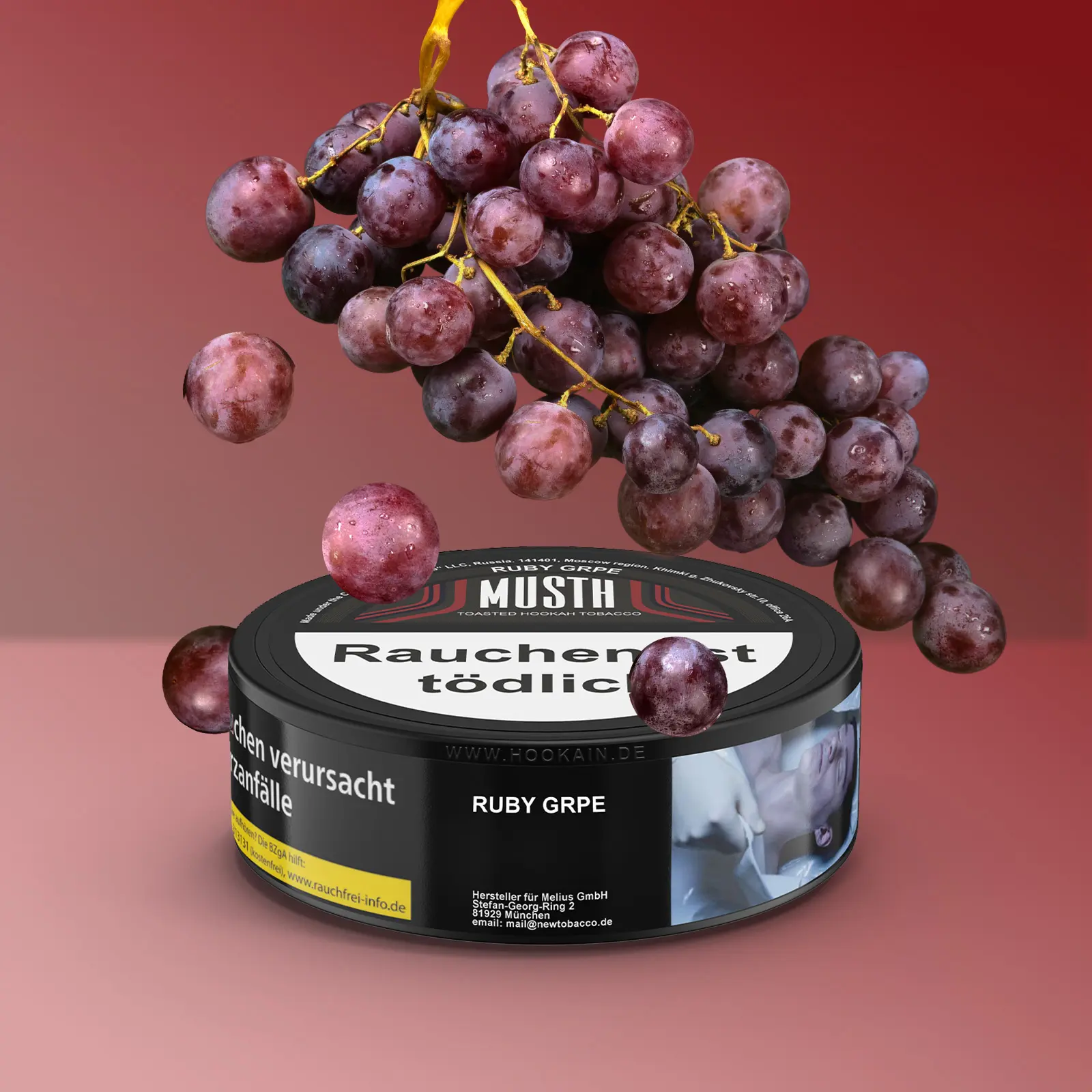 MUST H - Ruby Grpe - 125 g 1