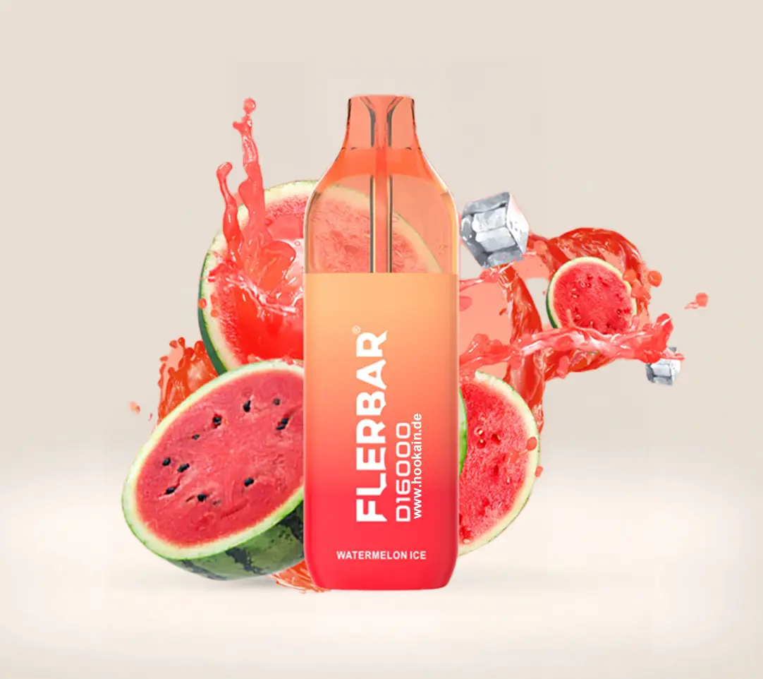 Flerbar D16000 Watermelon Ice 12ml Einweg-E-Zigarette – 16000 Züge