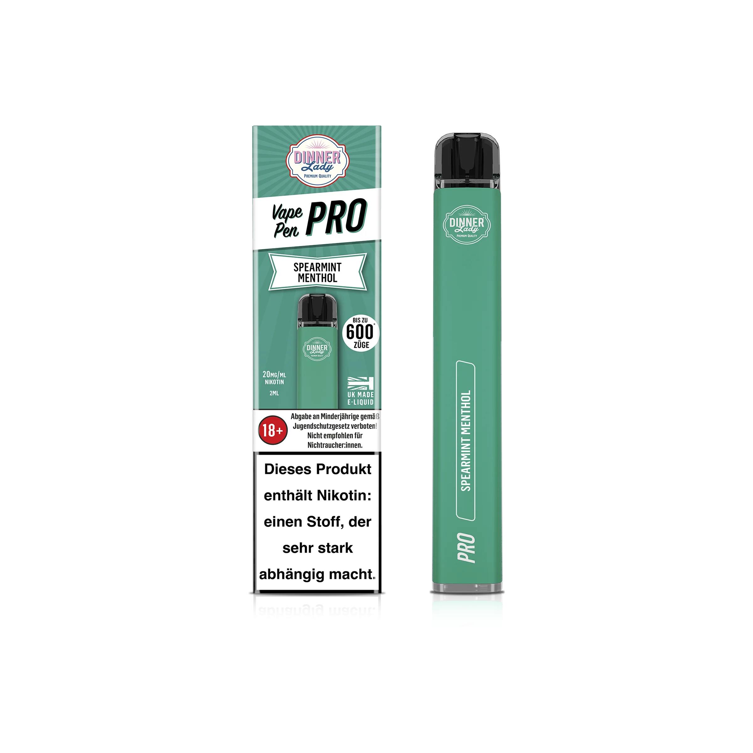 Dinner Lady - Spearmint Menthol - Vapestick