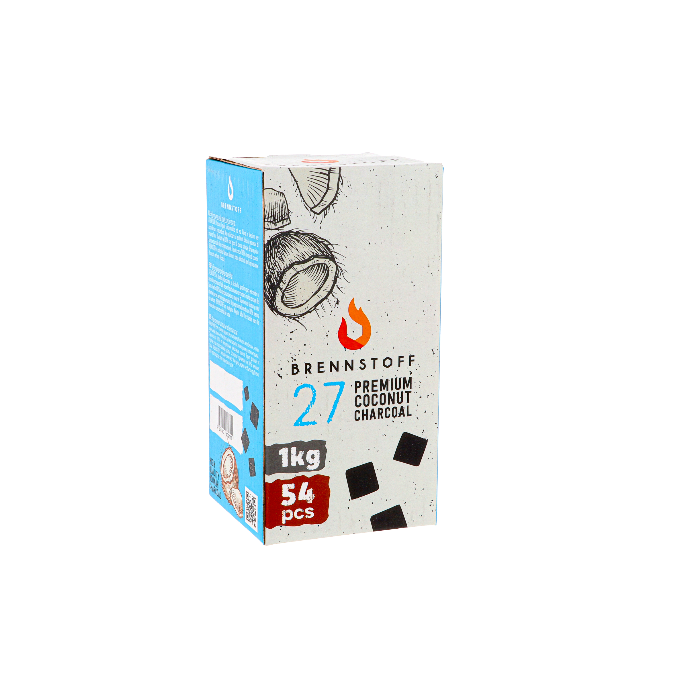 Brennstoff - Shisha - Cubes - 27-pack - 1 kg