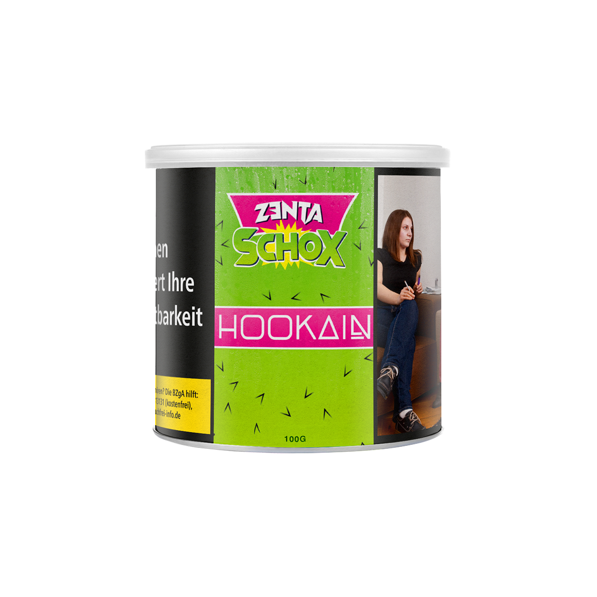 HOOKAIN Zenta Schox 100g Shisha Tabak mit saurer Zitrusnote 2