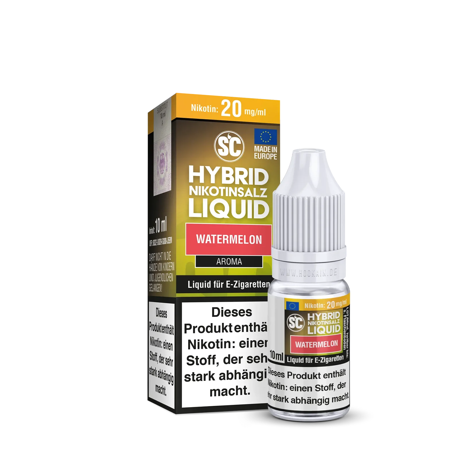 SC - E-Liquid - Hybrid Nikotinsalz - Watermelon - 10 ml - 20 mg 2