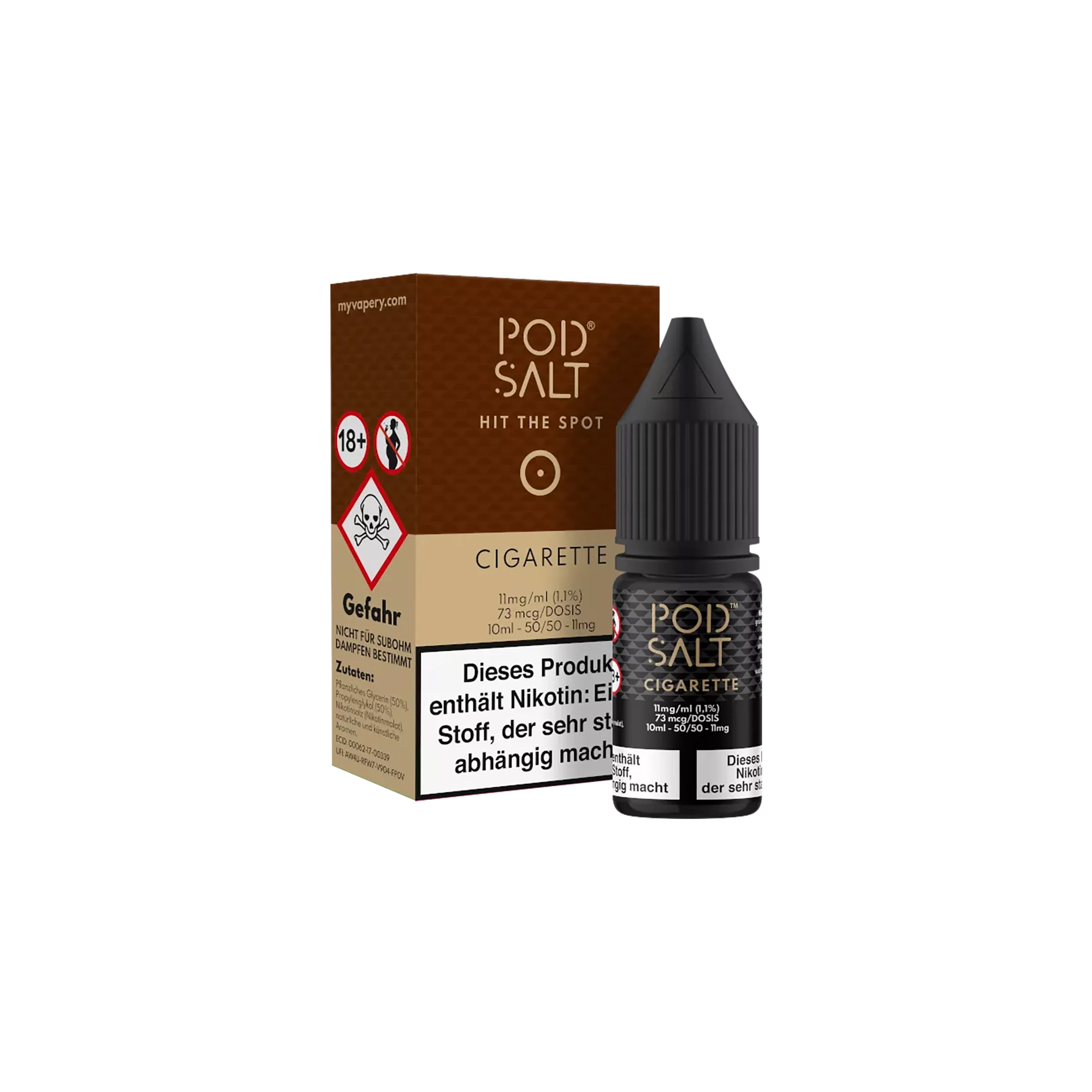 Pod Salt - E-Liquid - NicSalt - Cigarette - 10 ml - 11 mg