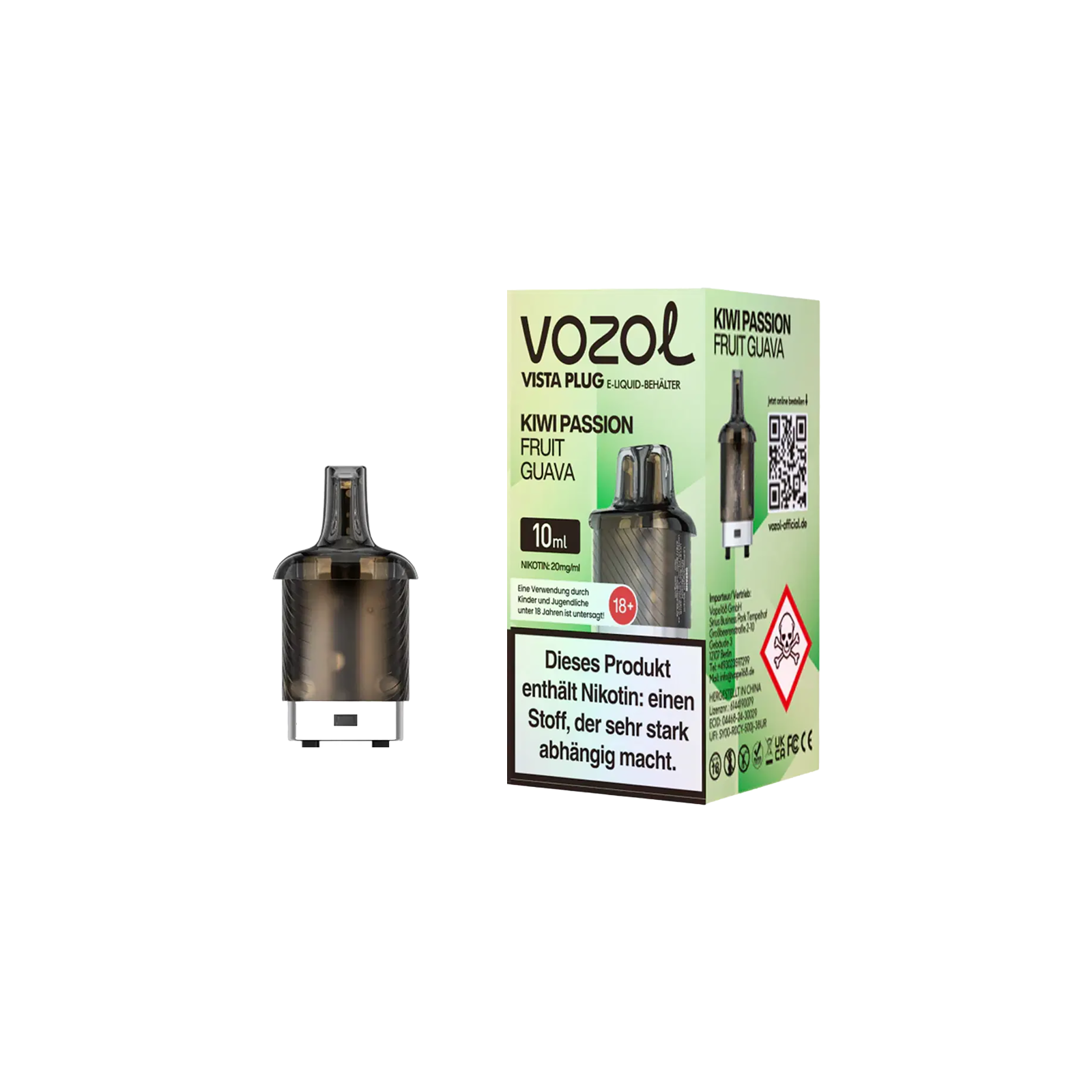 Vozol Vista Plug Pod Bundle 2 ml & 10 ml – 15.000 Züge