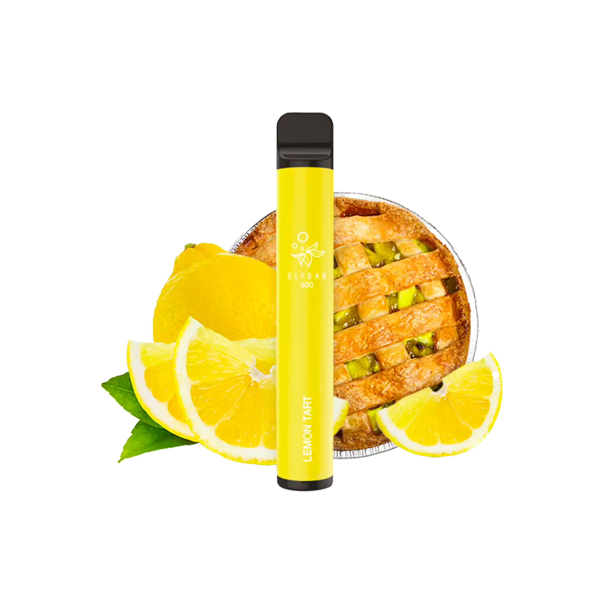 Elf Bar 600 - Lemon Tart - E-Zigarette - Vape Stick - 20 mg - Hookain Vape-Onlineshop