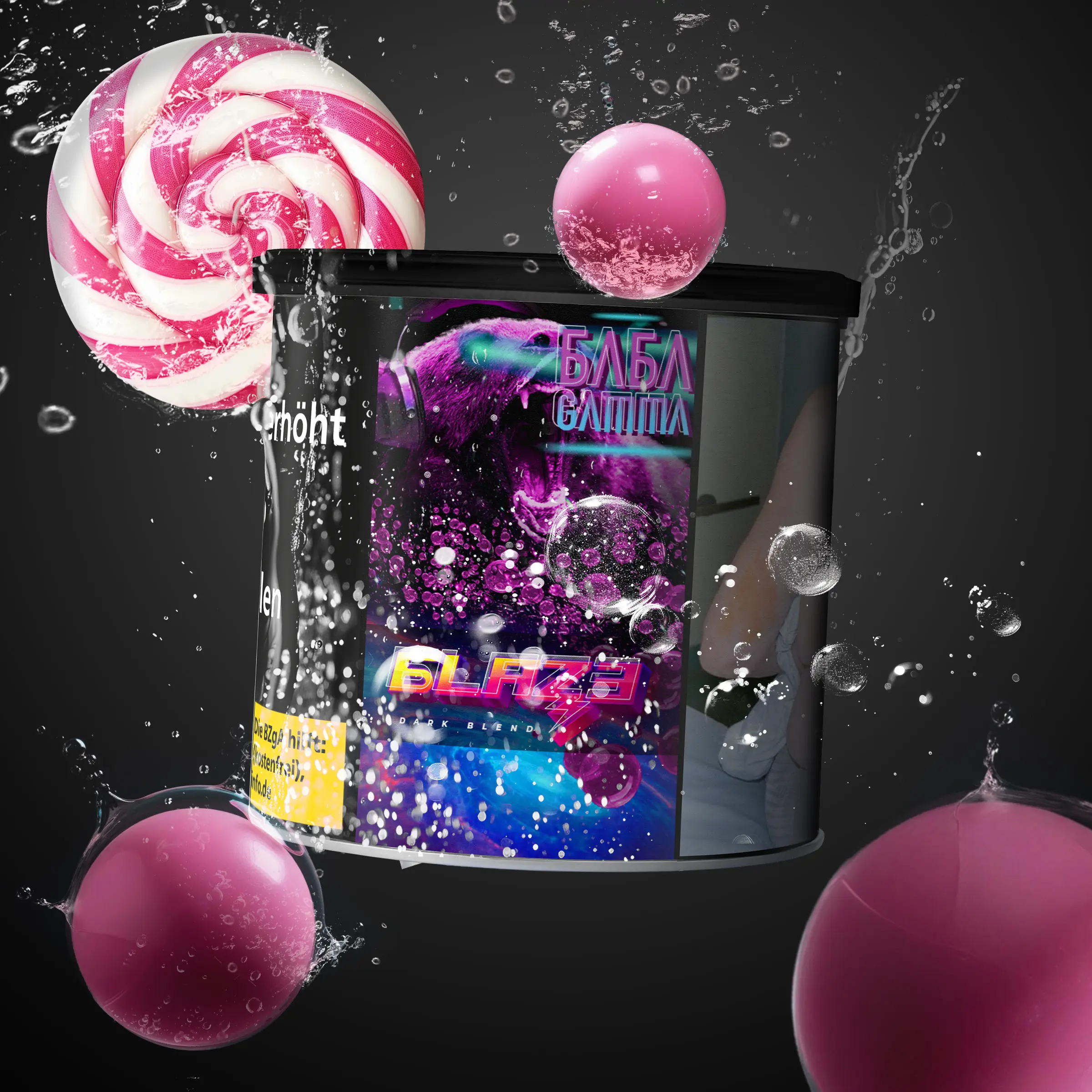 BLAZE Dark Leaf Wiwi 200g | Shishatabak 2