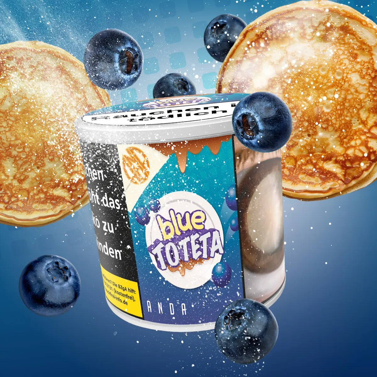 Anda Blue To Teta  200 g Shisha Tabak - Exclusiv bei Hookain