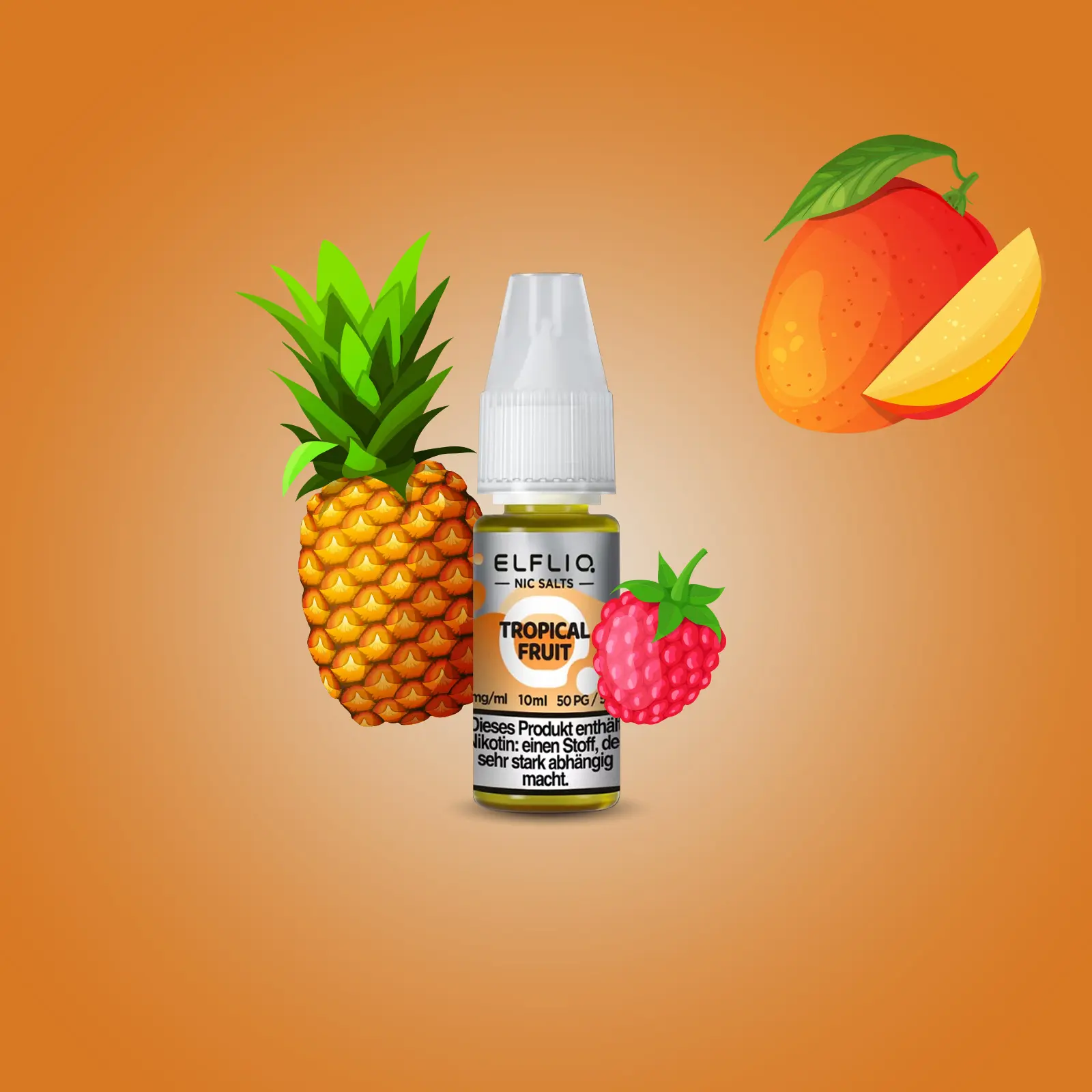 Elf Bar - ElfliQ - E-Liquid - Nikotinsalz - Tropical Fruit - 20 mg 1