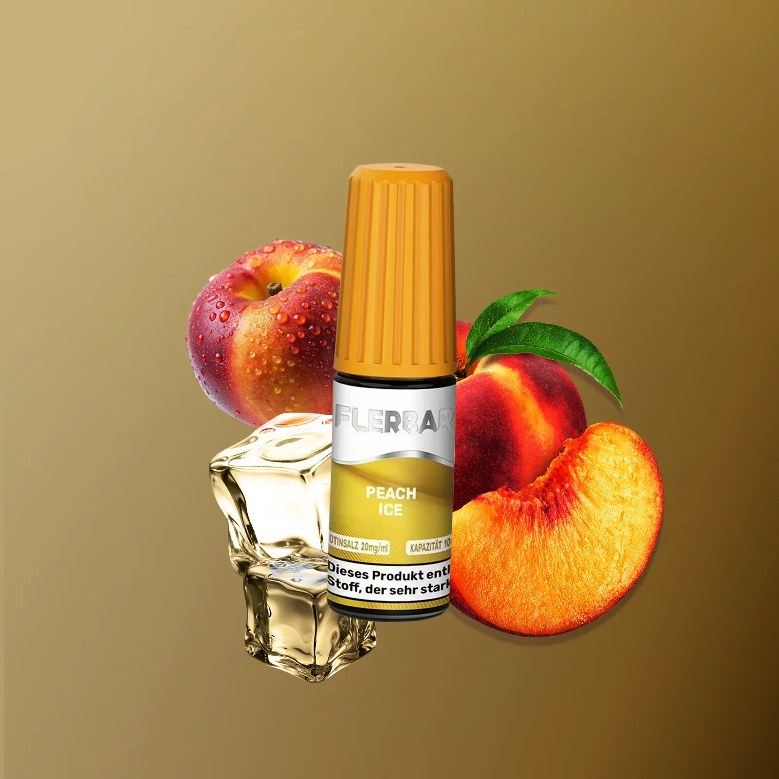 Flerbar - E-Liquid - Nikotinsalz - Peach Ice - 10 ml - 20 mg