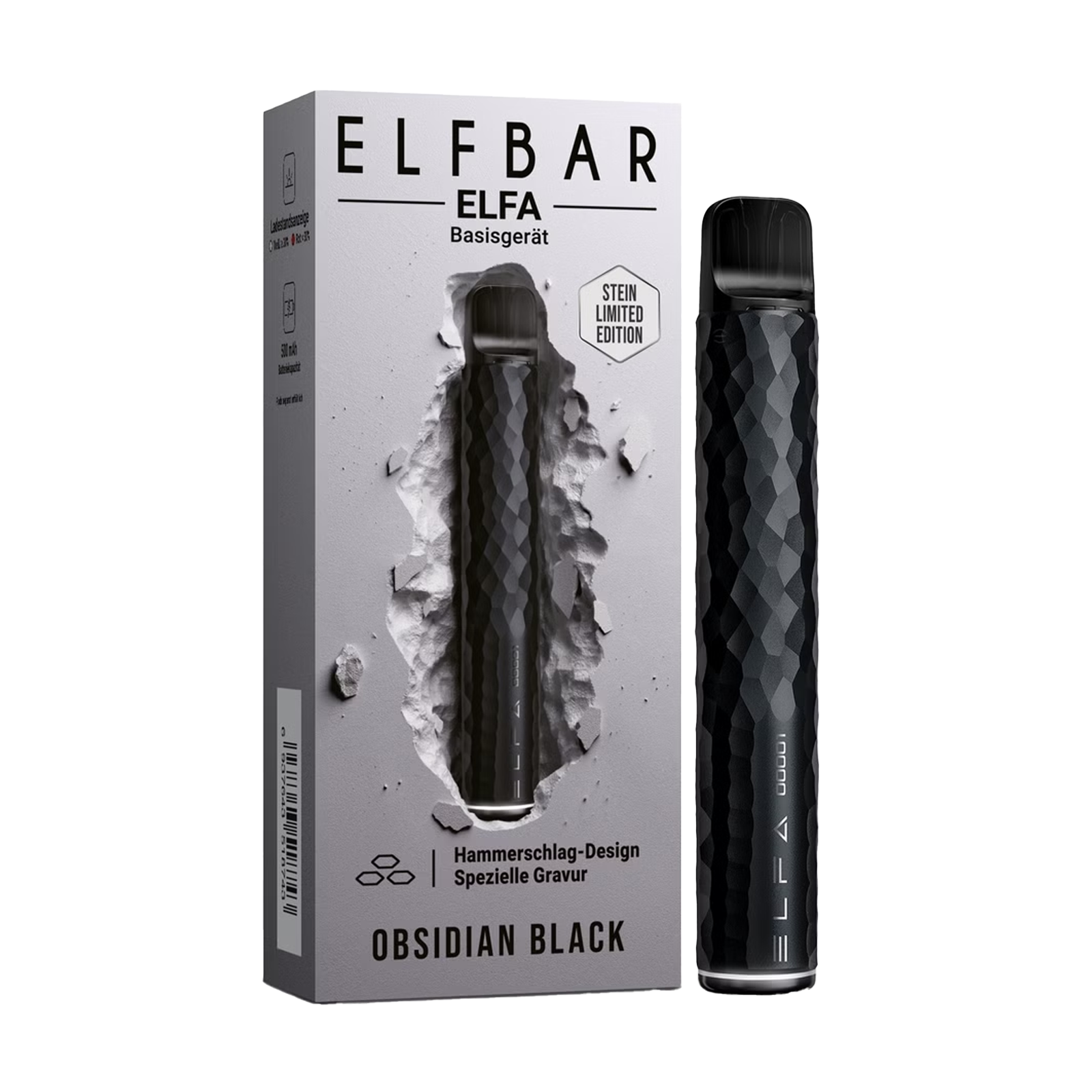 Elf Bar - ELFA - Basisgerät - Obsidian Black 1