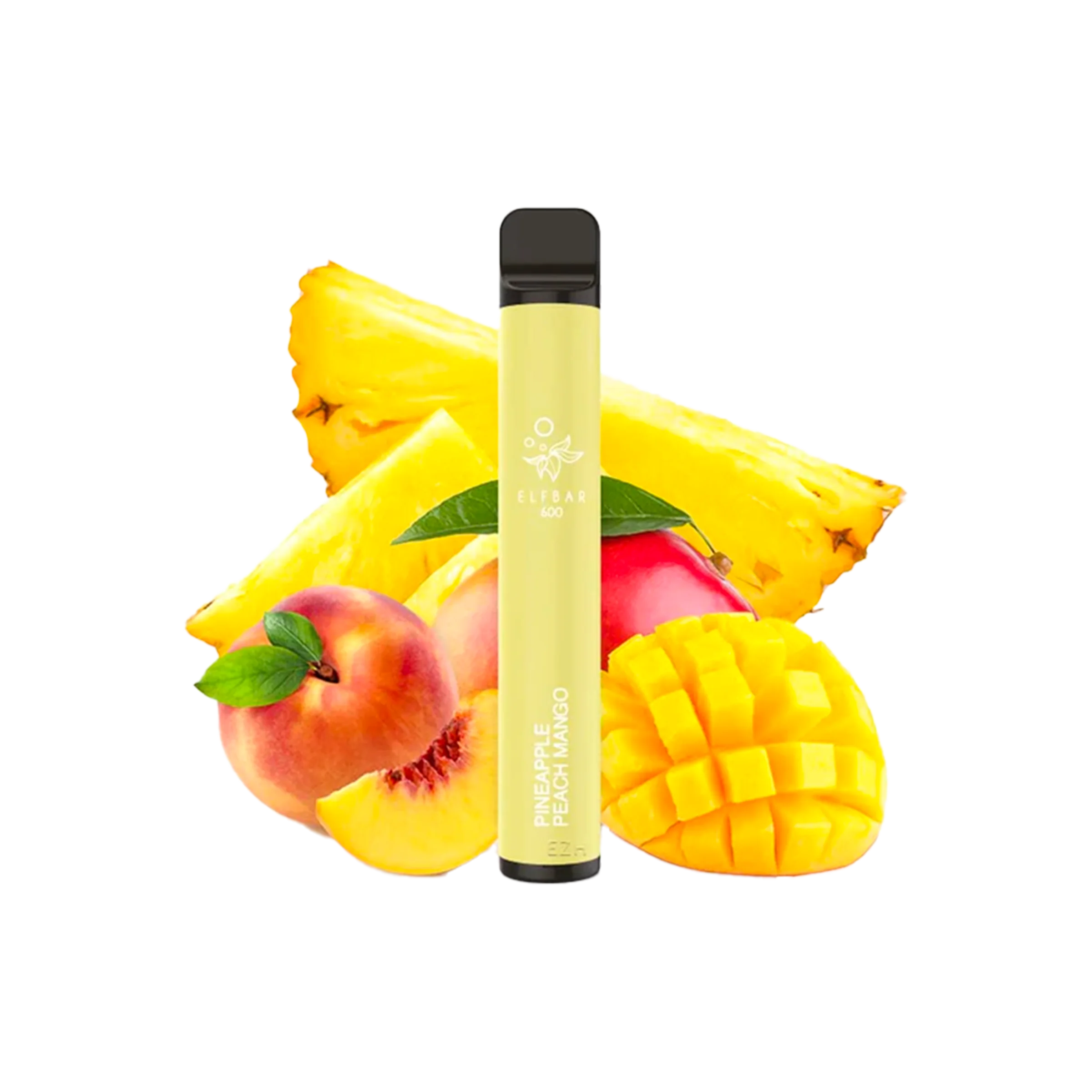 Elf Bar 600 - Pineapple Peach Mango - E-Zigarette - Vape Stick - 20 mg