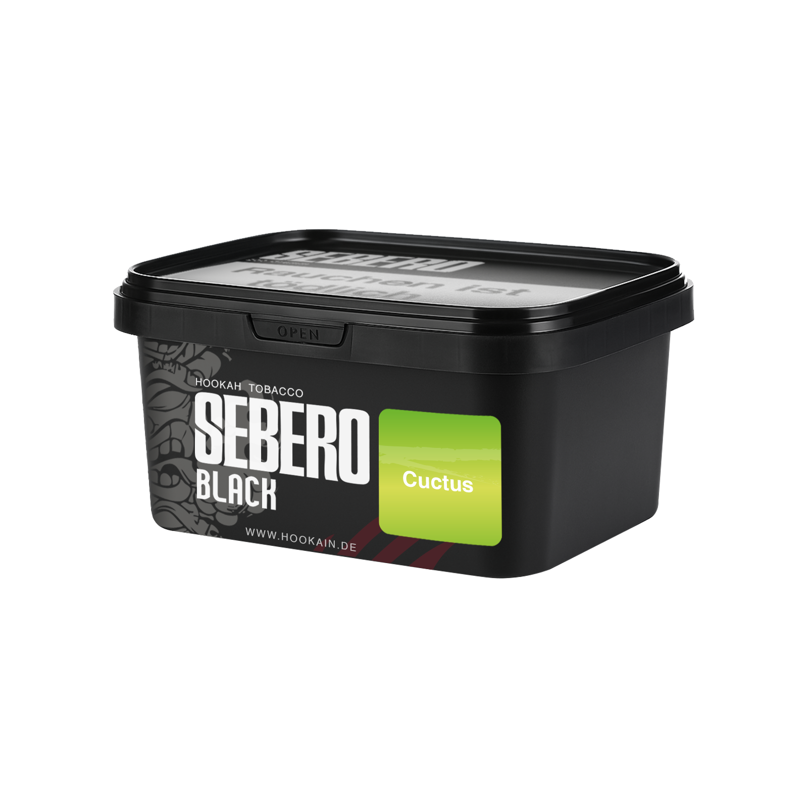 Sebero Black Cuctus 200 g Shisha Tabak – kräftiger Dark Blend 2
