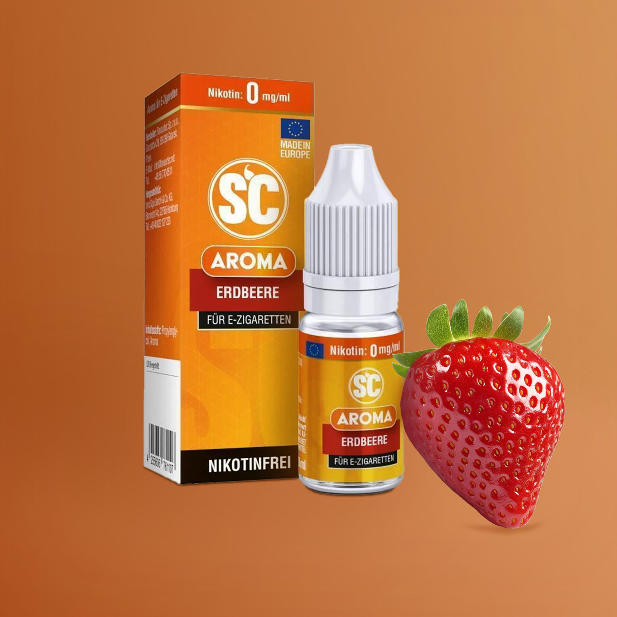 Erdbeere Aroma 10 ml von SC f&uuml;r Shake and Vape E-Liquid 1