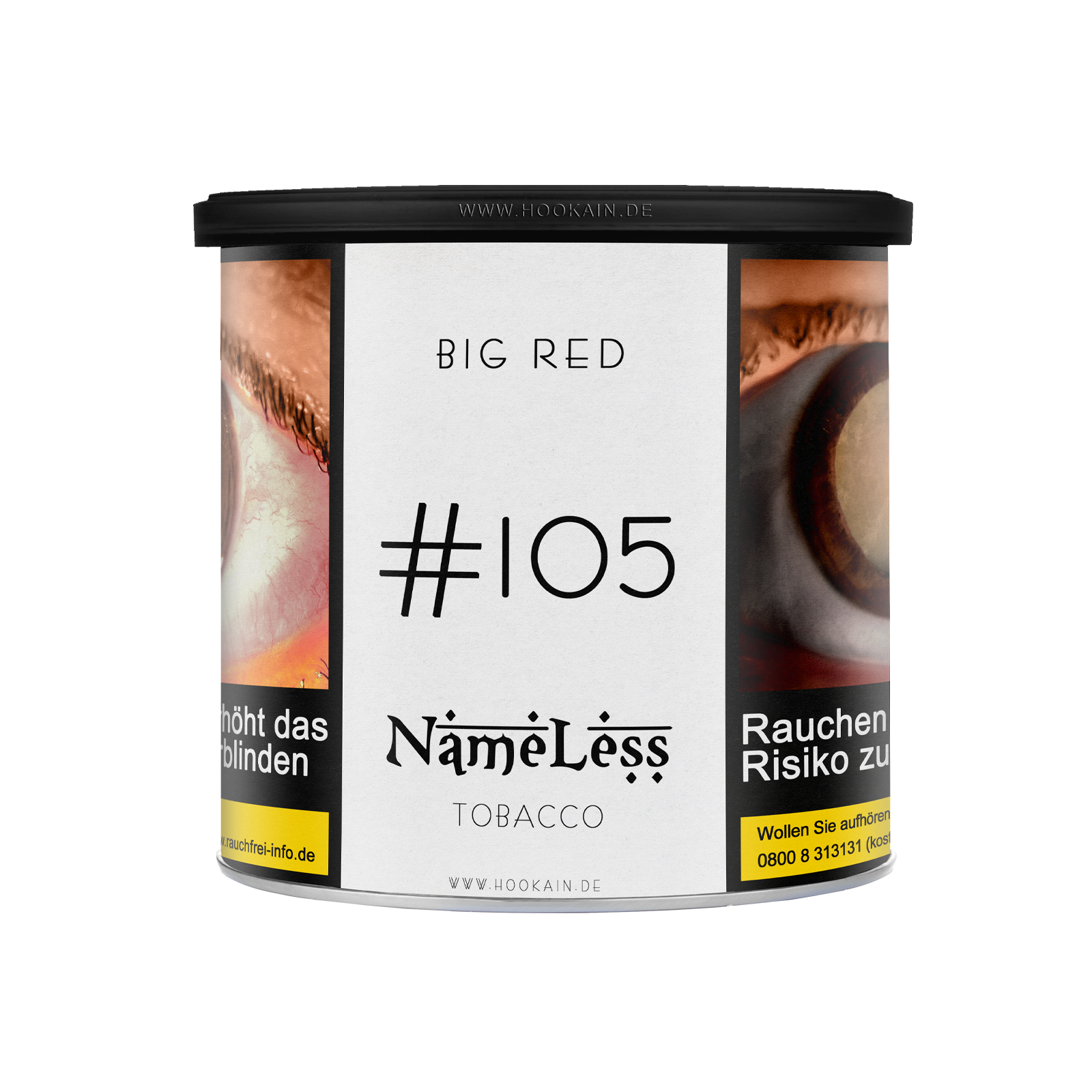 Nameless Shisha Tabak Sorte #105 Big Red (Kaugummi, Zimt) 200 g kaufen 2