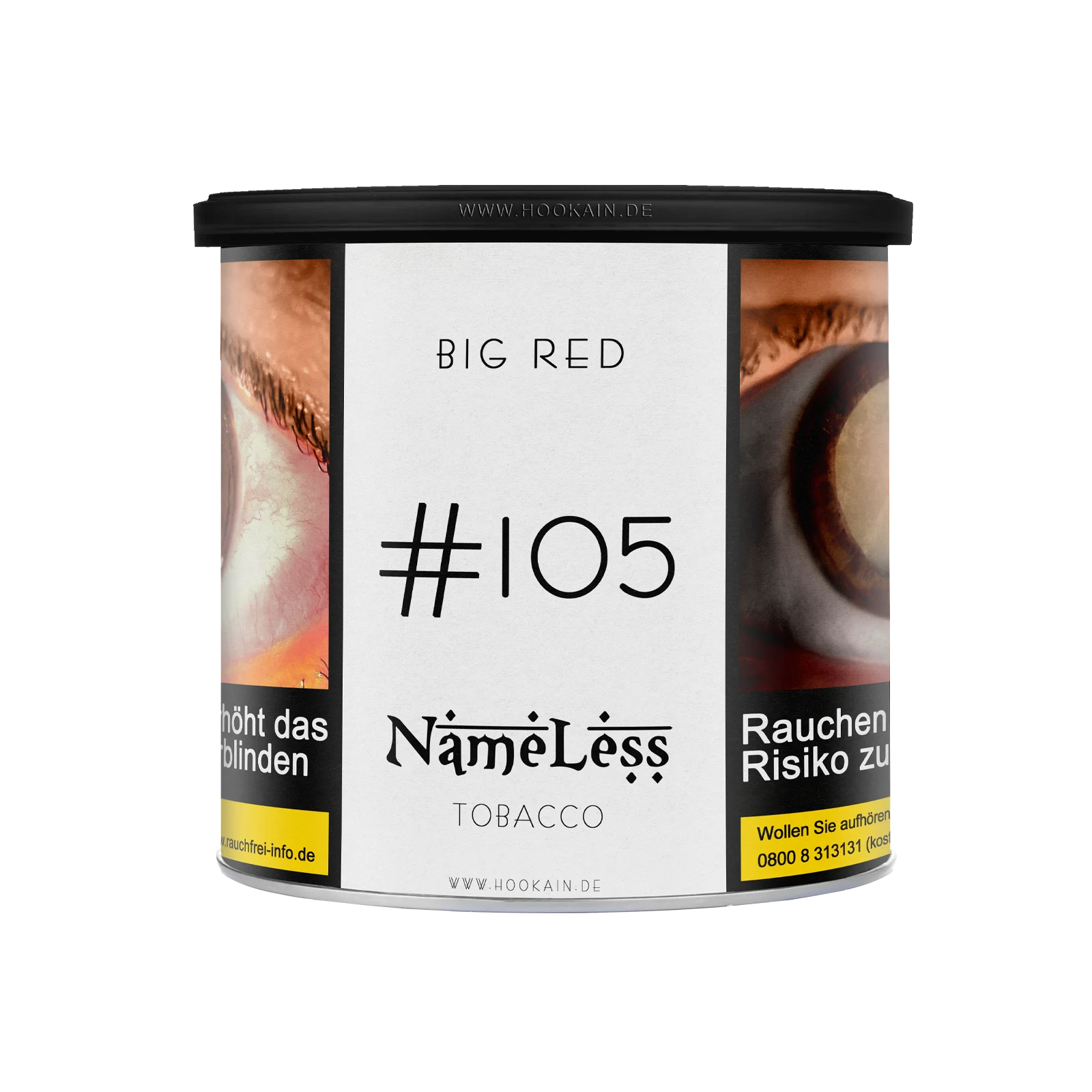 Nameless Shisha Tabak Sorte #105 Big Red (Kaugummi, Zimt) 200 g kaufen 2