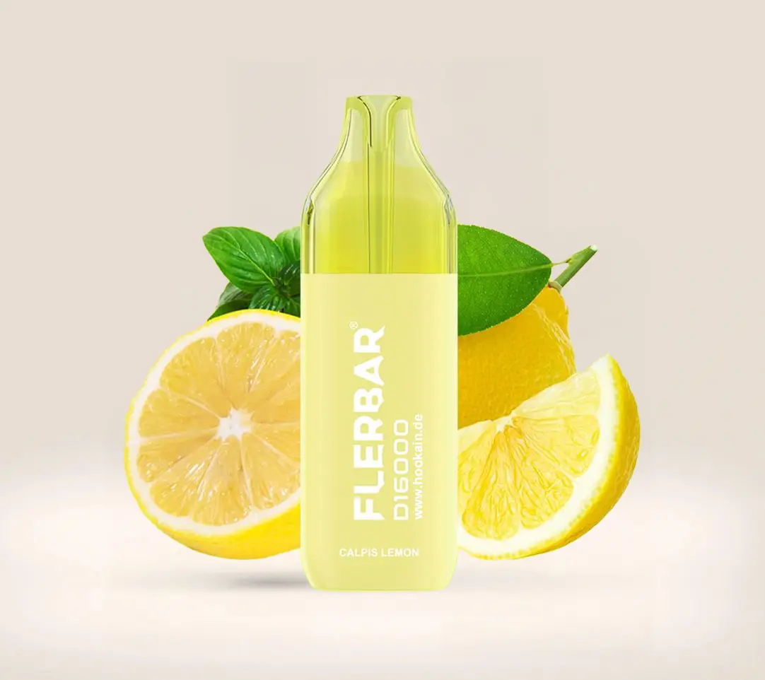 Flerbar D16000 Calpis Lemon 12ml Einweg E-Zigarette – 16000 Puffs