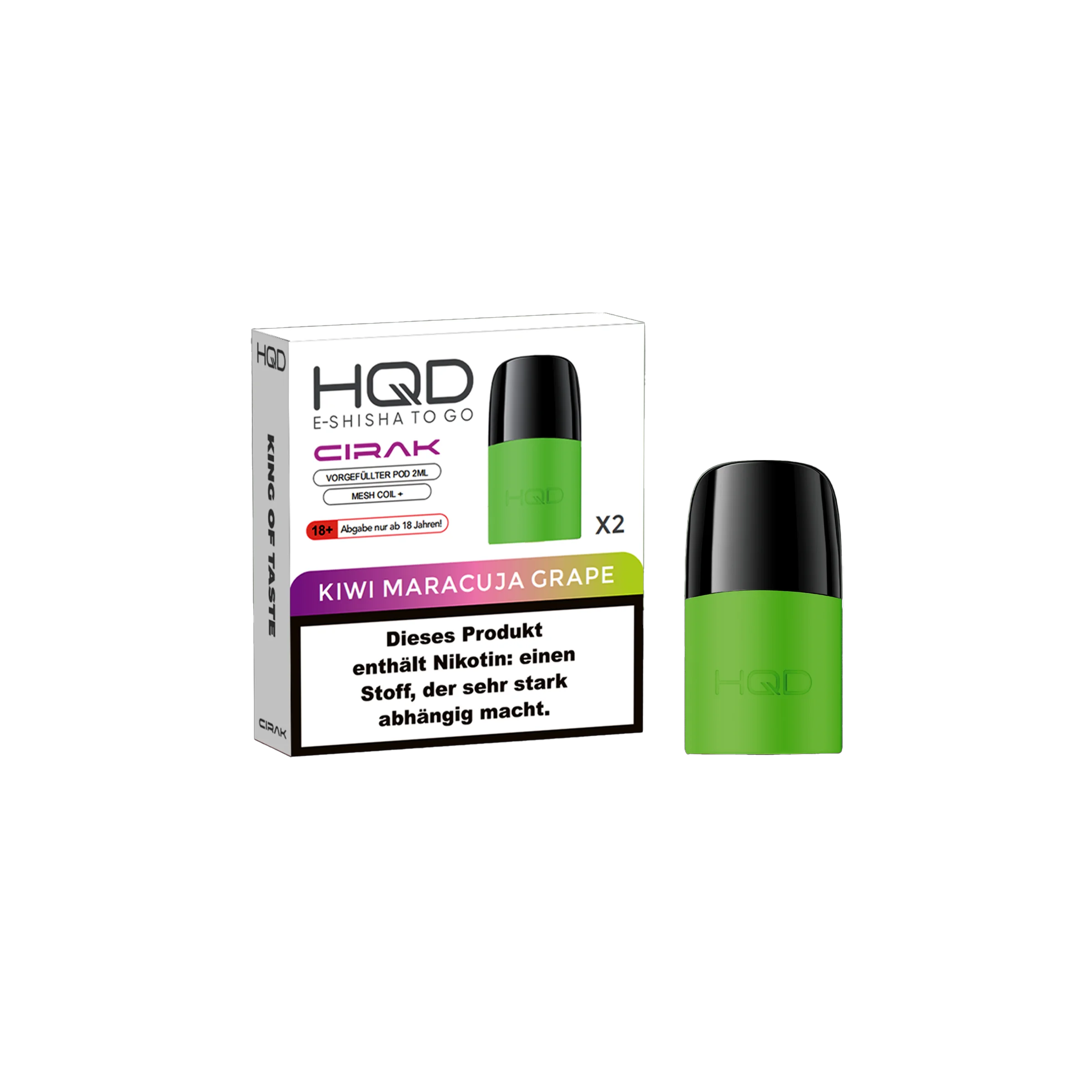 HQD - Cirak - Prefilled Pod - Kiwi Maracuja Grape | E-Liquid g&uuml;nstig kaufen2