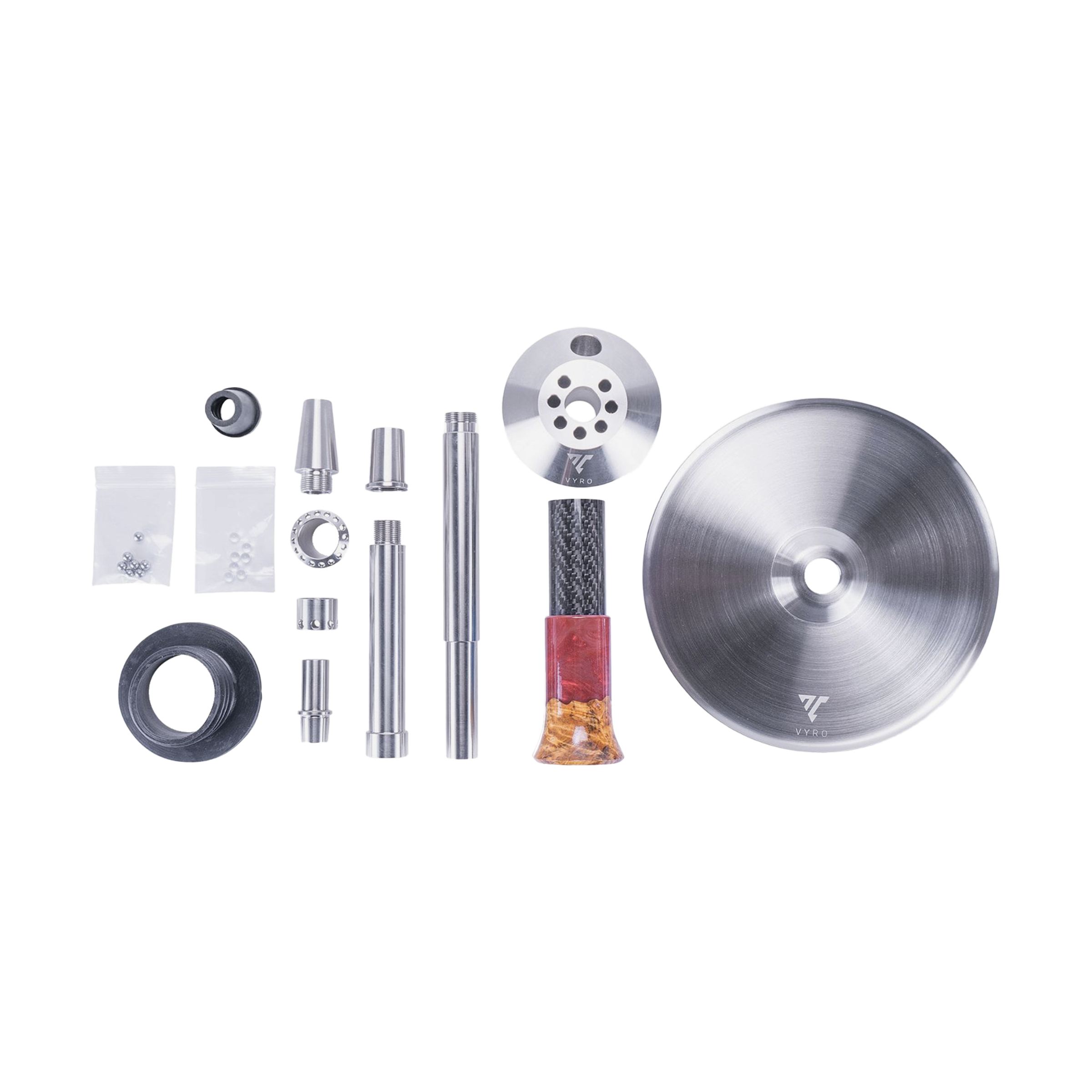 VYRO - Penta - Red - Cut Grey | Shisha günstig Online bestellen2