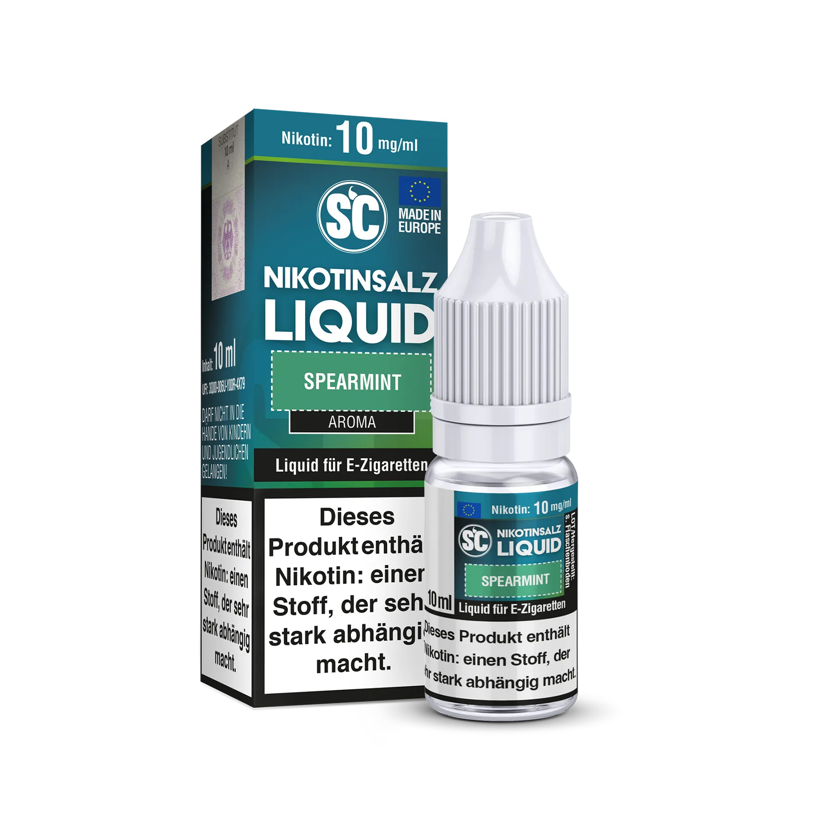 SC - E-Liquid - Nikotinsalz - Spearmint - 10 ml - 10 mg 2