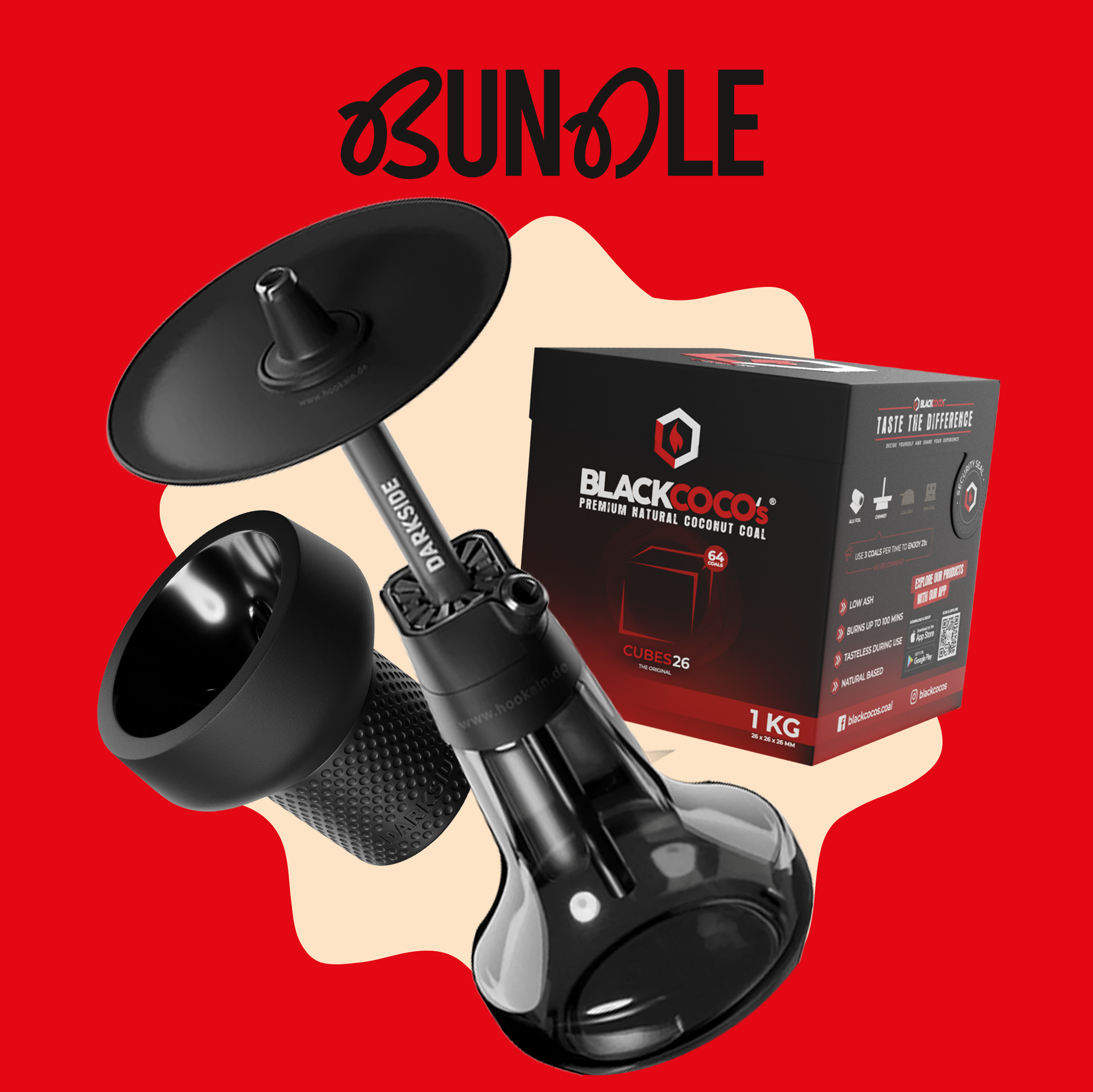 Darkside All Dark Everything Bundle – Edelstahl & 1 Keramik im Set