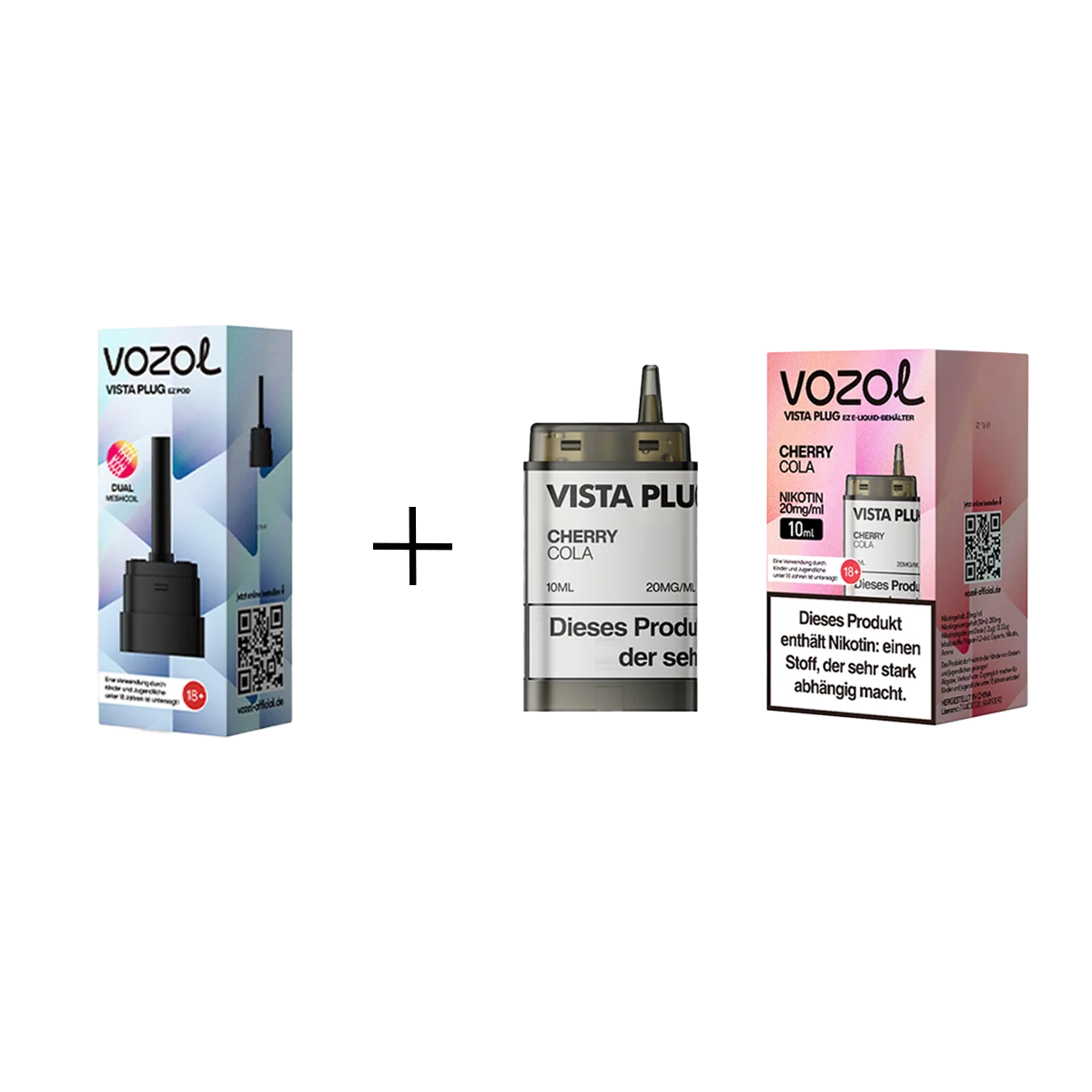 Vozol - Vista Plug Set - EZ Pod - Cherry Cola + Empty Pod