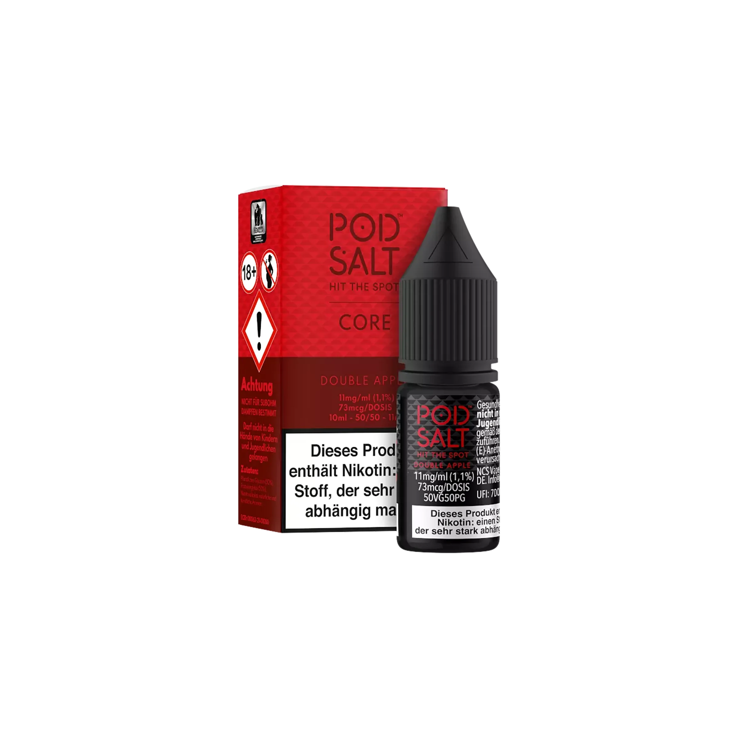 Pod Salt Core - E-Liquid - NicSalt - Double Apple - 10 ml - 11 mg