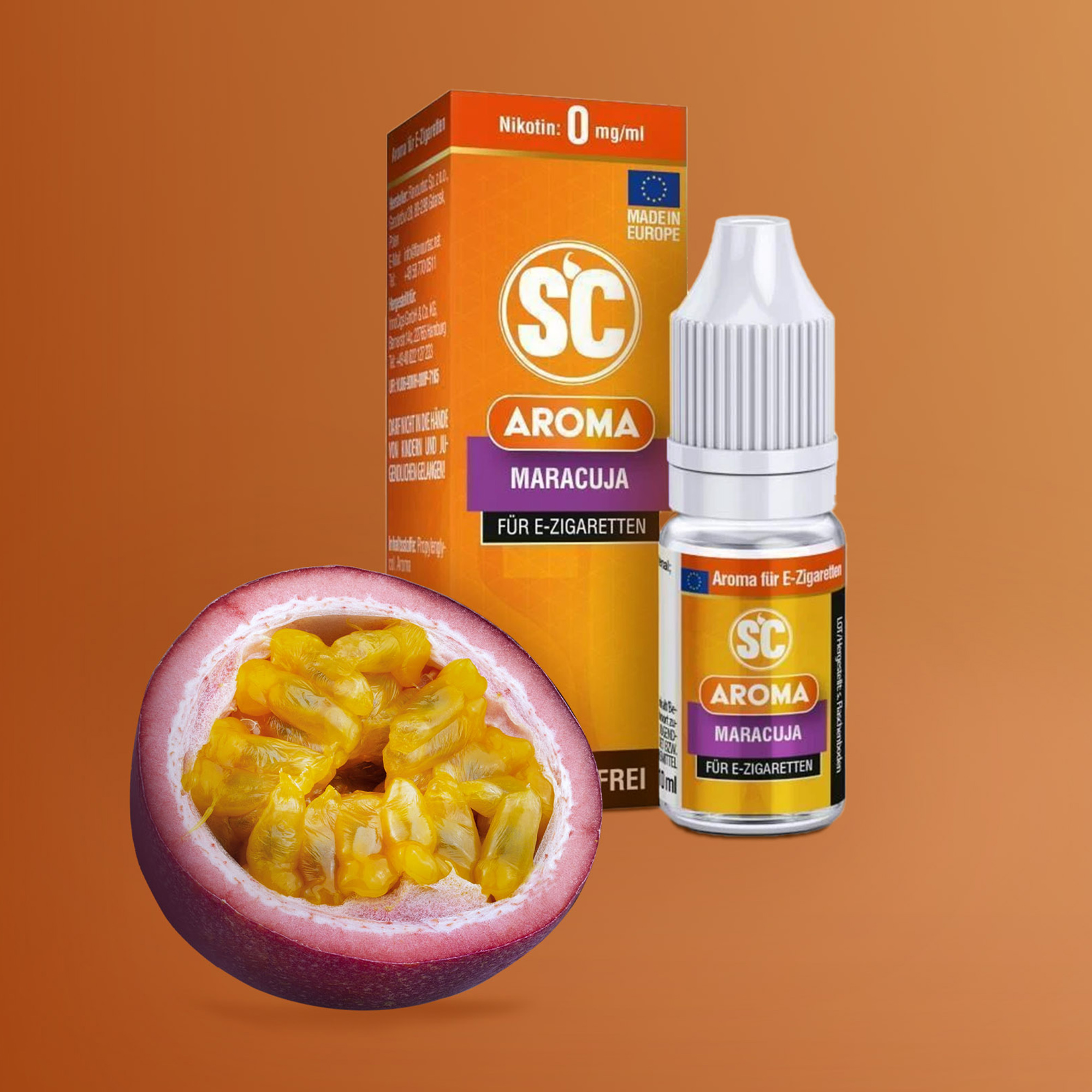 Maracuja Aroma 10 ml von SC fr Shake and Vape E-Liquid Maracuja Aroma 10 ml von SC fr Shake and Vape E-Liquid