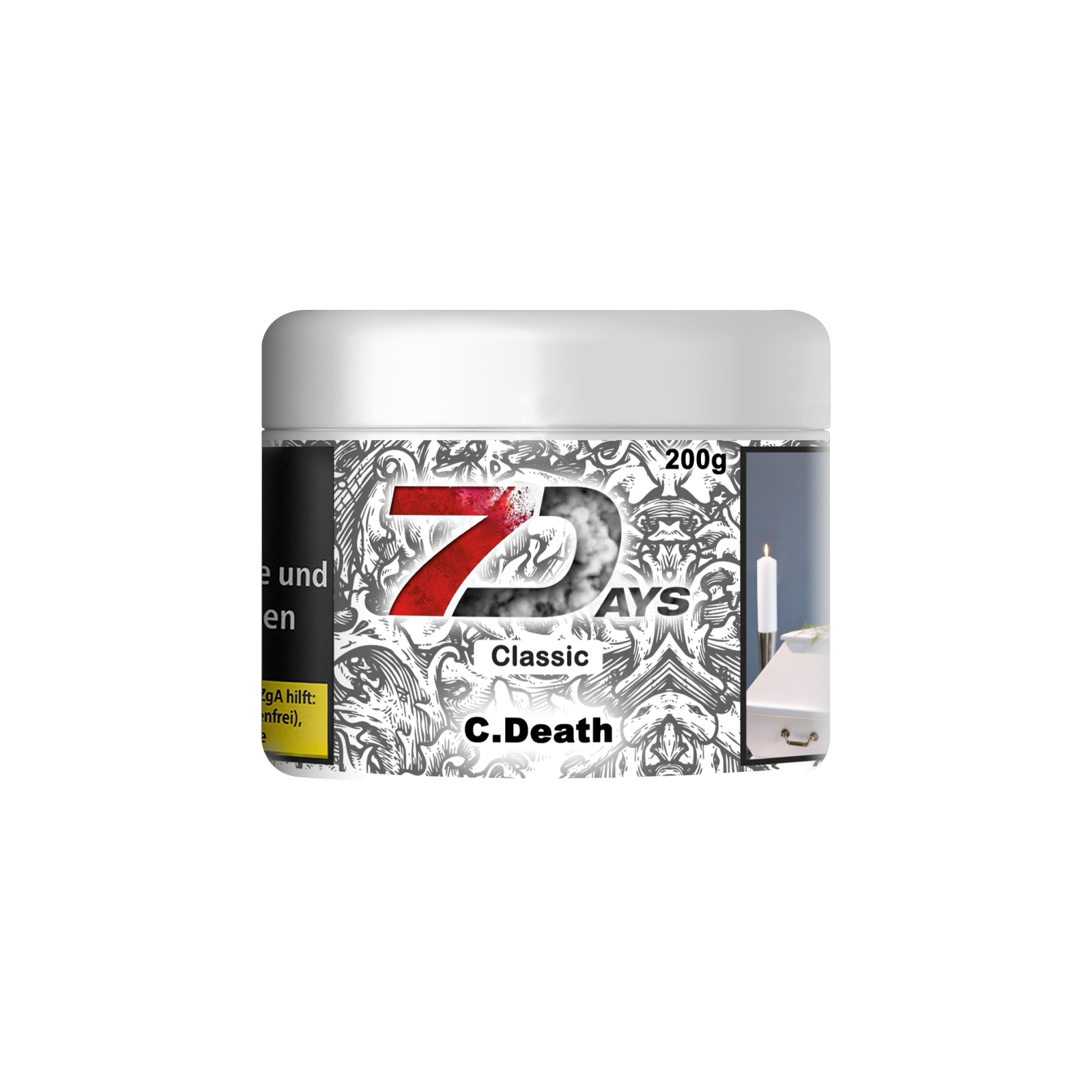 7Days Classic C. Death 200 g | Shisha Tabak g&uuml;nstig bestellen - 2