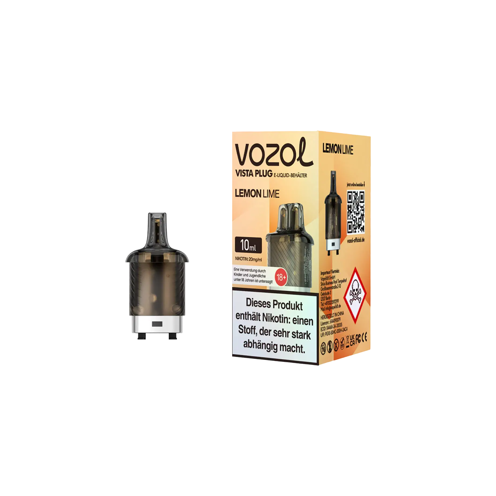 Vozol Vista Plug Pods 10 ml – 15.000 Züge | Mesh-Coil