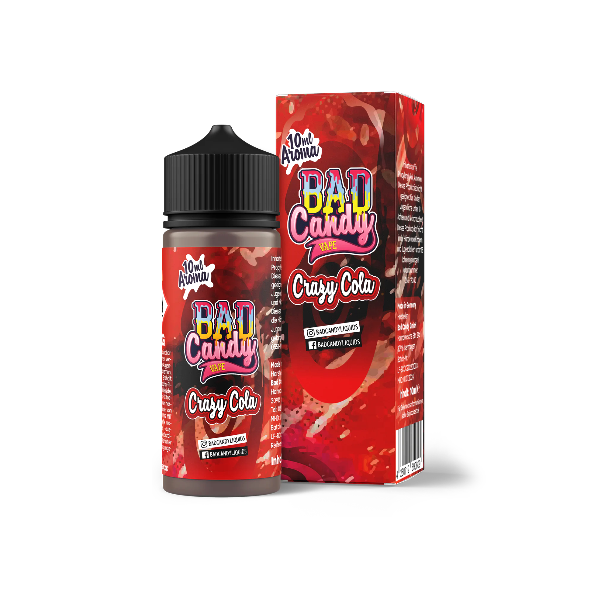 Bad Candy Aroma Longfill Crazy Cola mit 10 ml Inhalt günstig bestellen 1