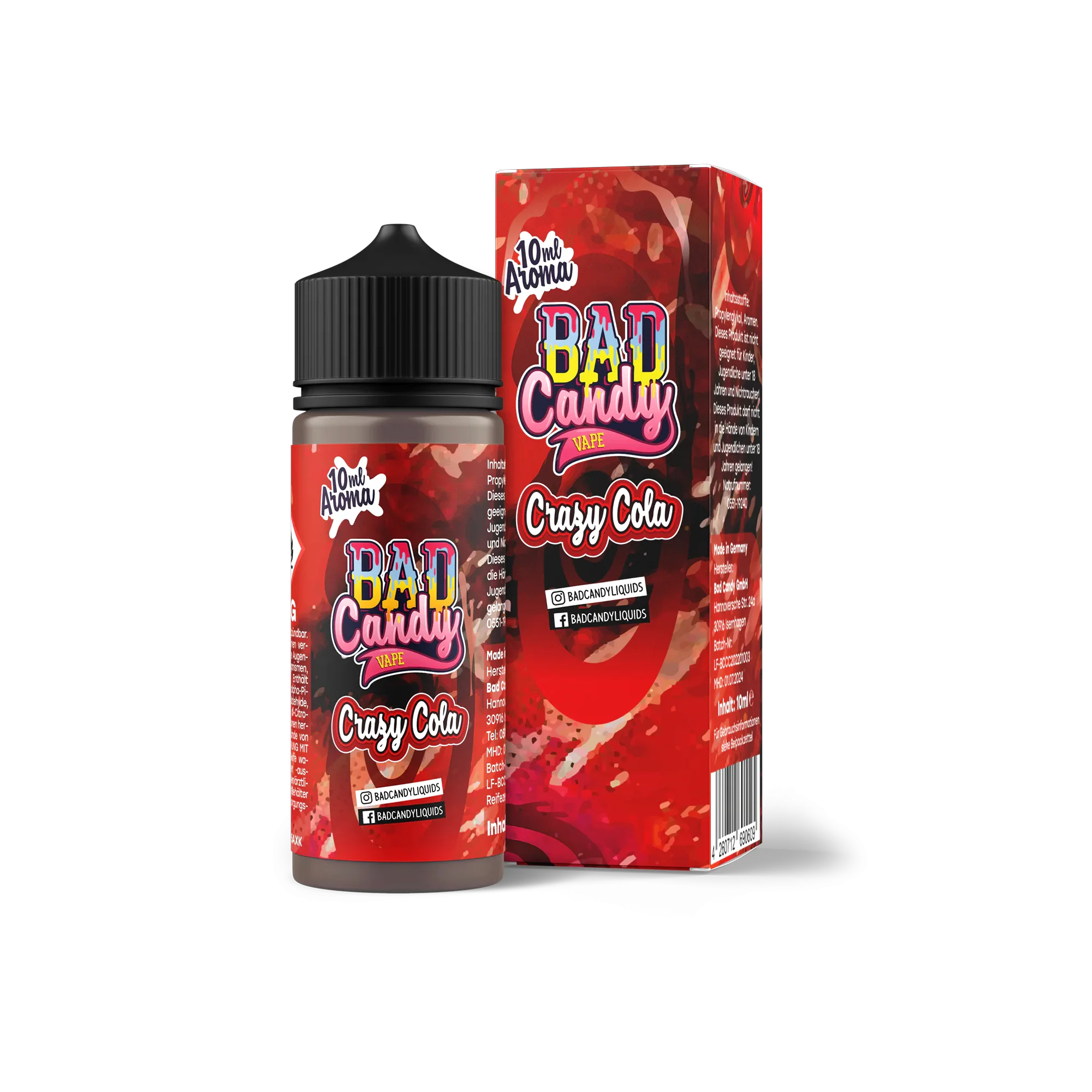 Bad Candy Aroma Longfill Crazy Cola mit 10 ml Inhalt günstig bestellen 1