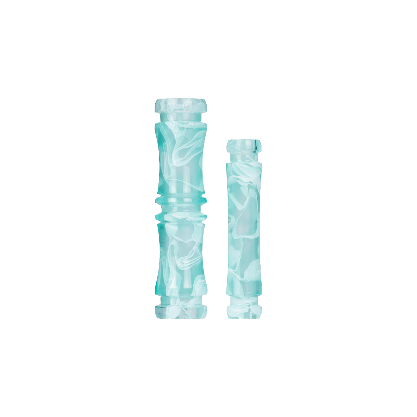 Moze Breeze Two +Line Sleeve Set Wavy Mint &ndash; Detailaufnahme des austauschbaren Rauchs&auml;ulensleeves in mintfarbenem Design. 1