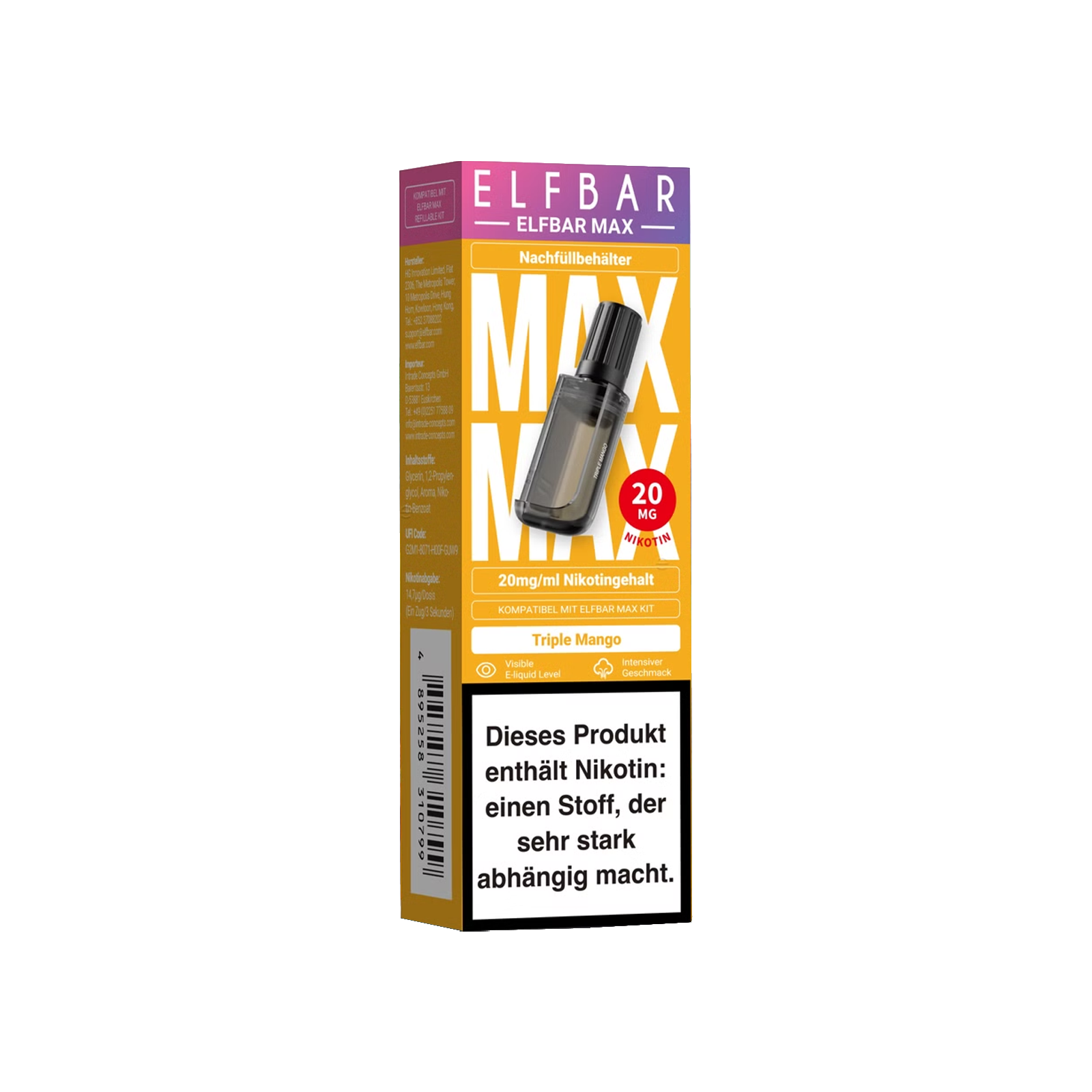 Elf Bar - Max - Pod -Triple Mango - 20 mg 2
