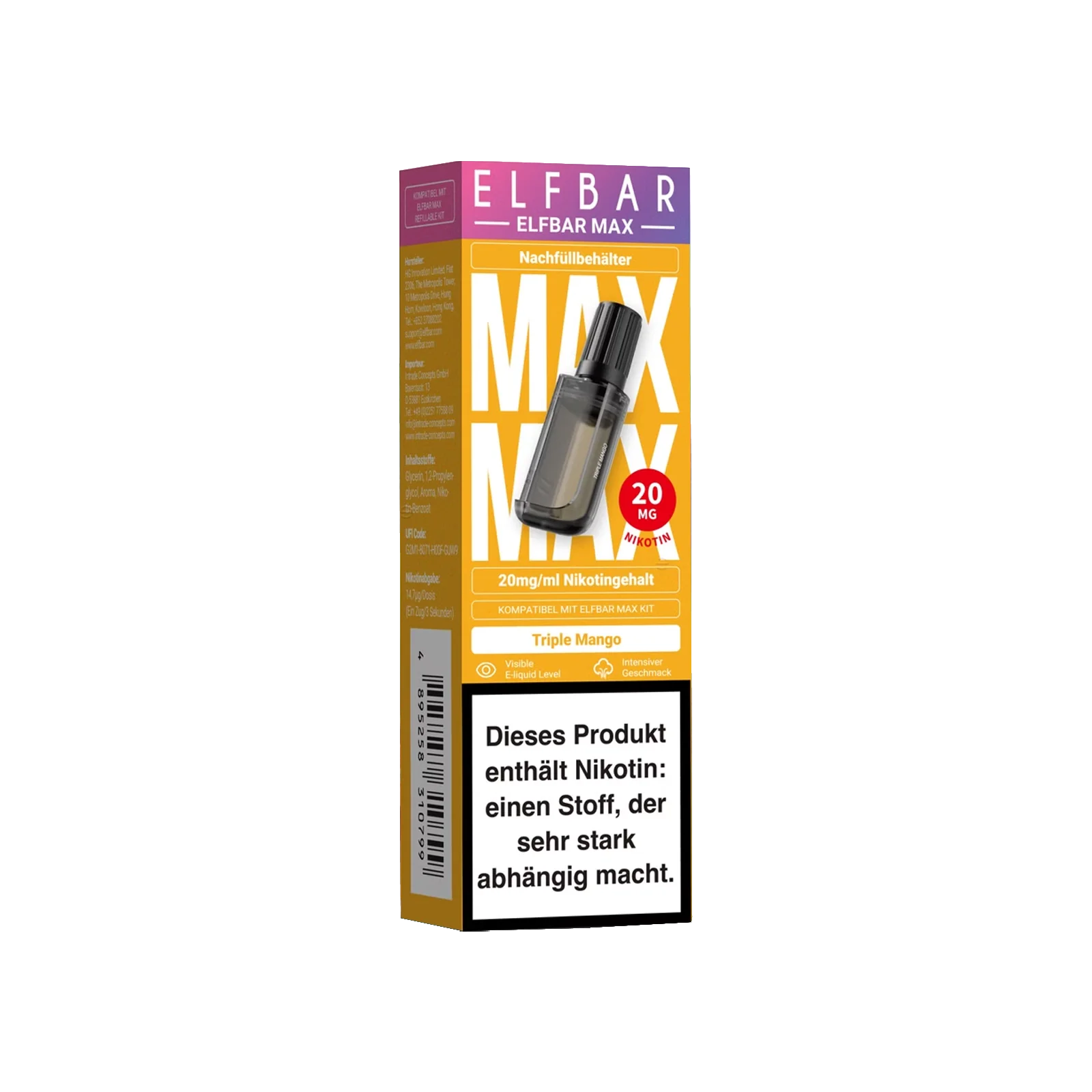 Elf Bar - Max - Pod -Triple Mango - 20 mg 2