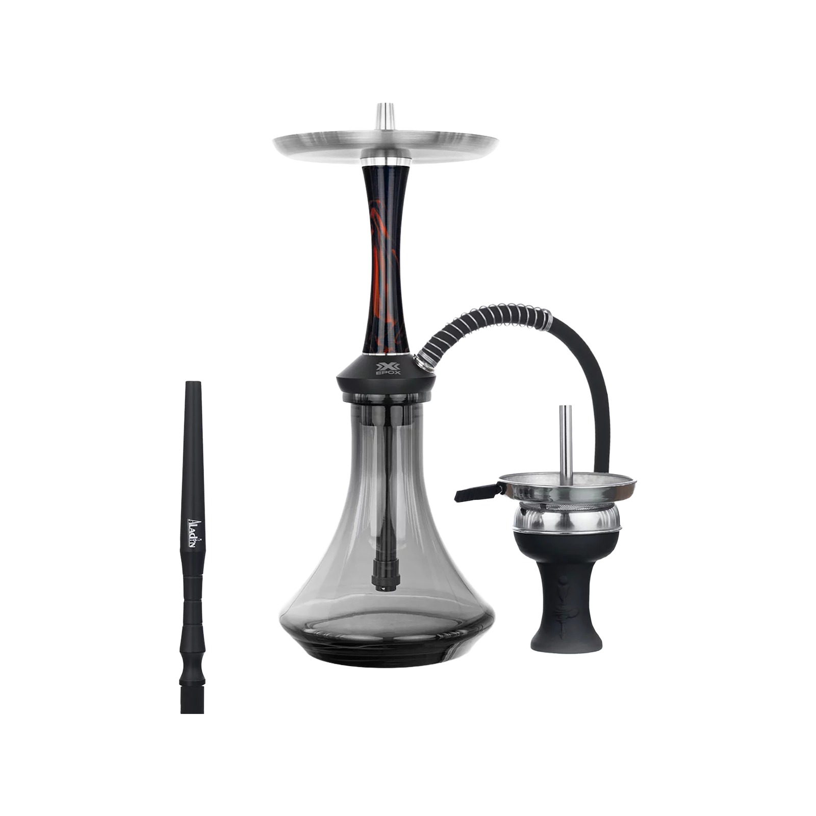 Aladin Epox 425 Magma Darkness Shisha – 15 Blow-Offs Komplettset 1