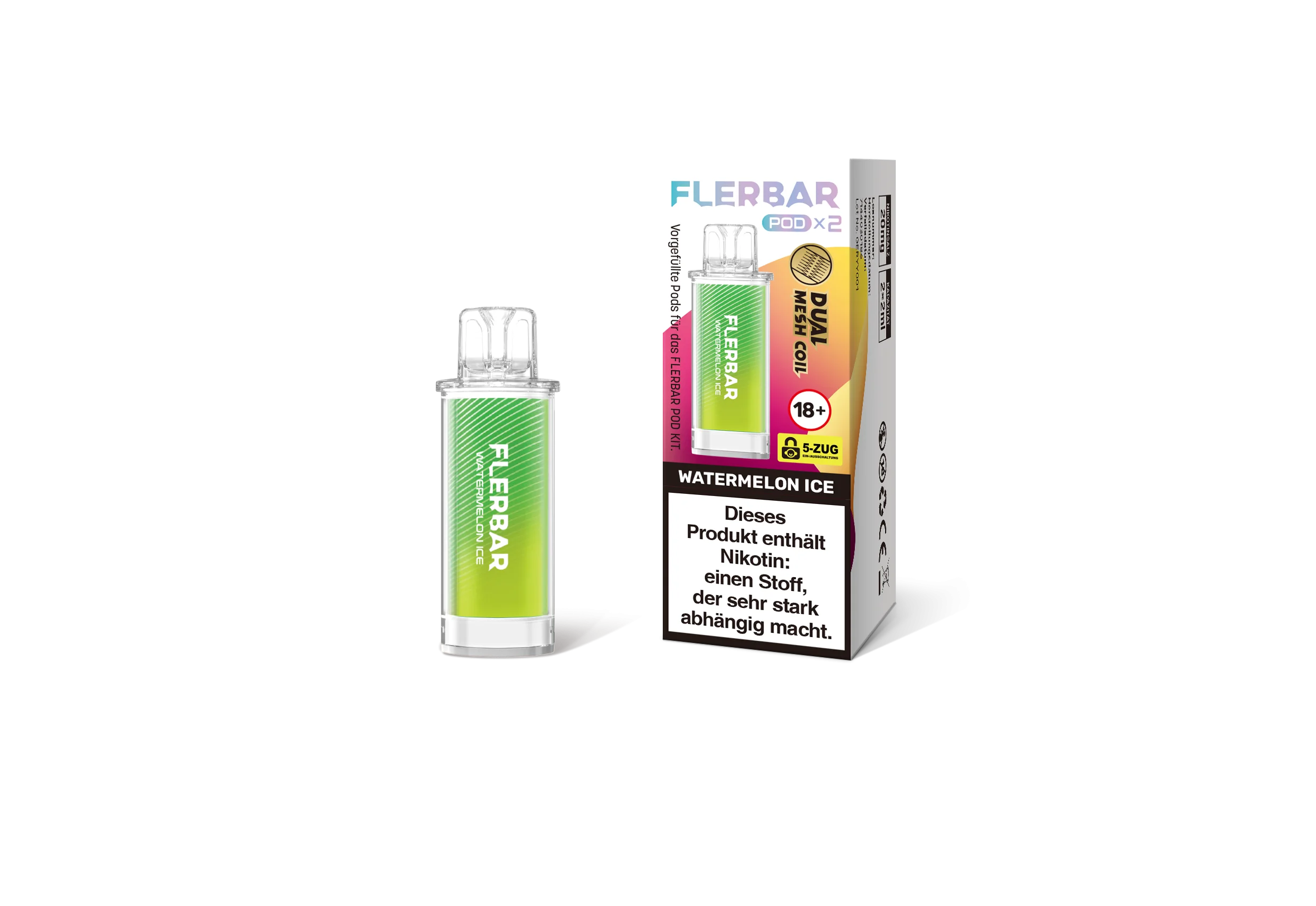 Flerbar Prefilled Pod Watermelon Ice 20 mg | Günstig online 2