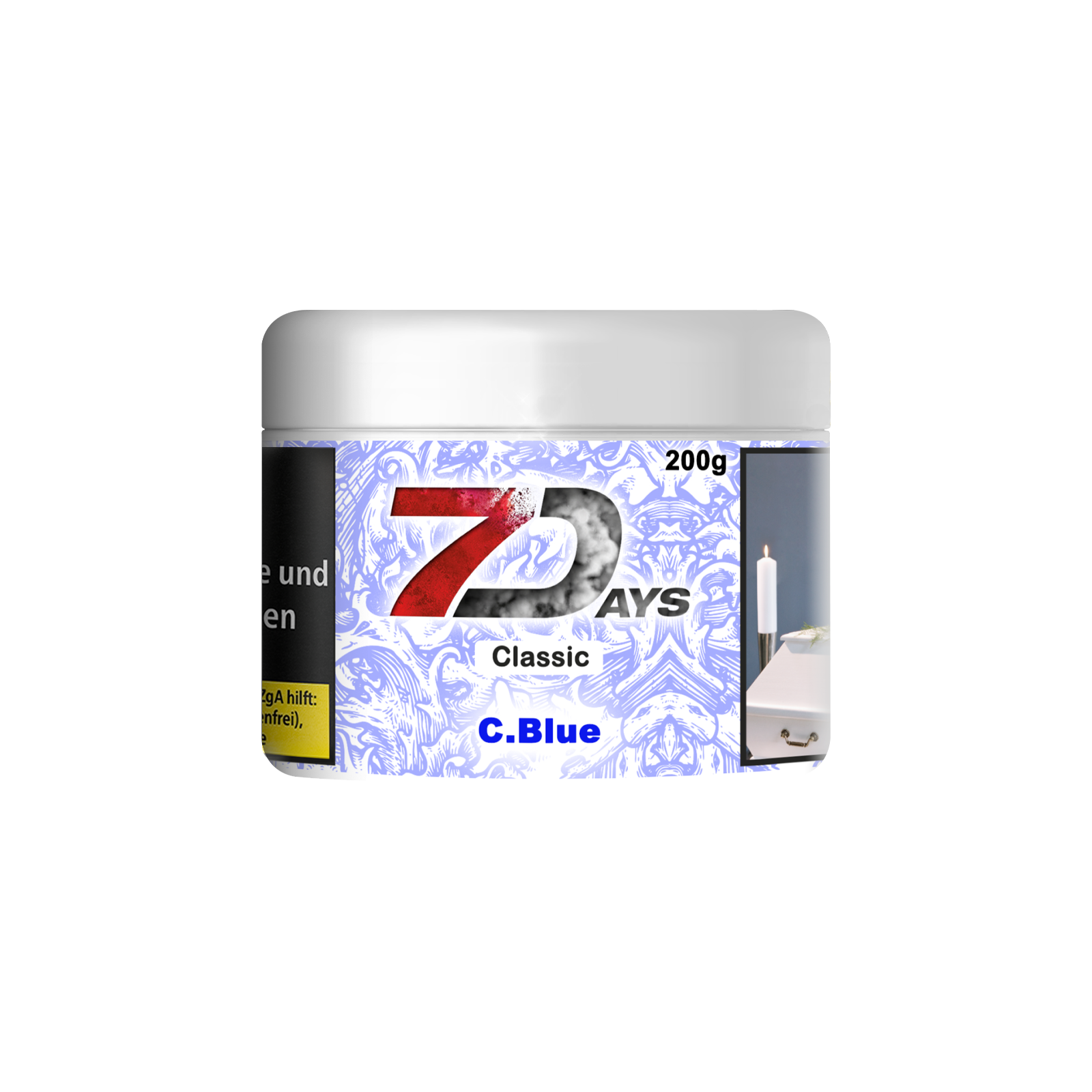 7Days Classic C. Blue 200 g | Shisha Tabak g&uuml;nstig bestellen - 2