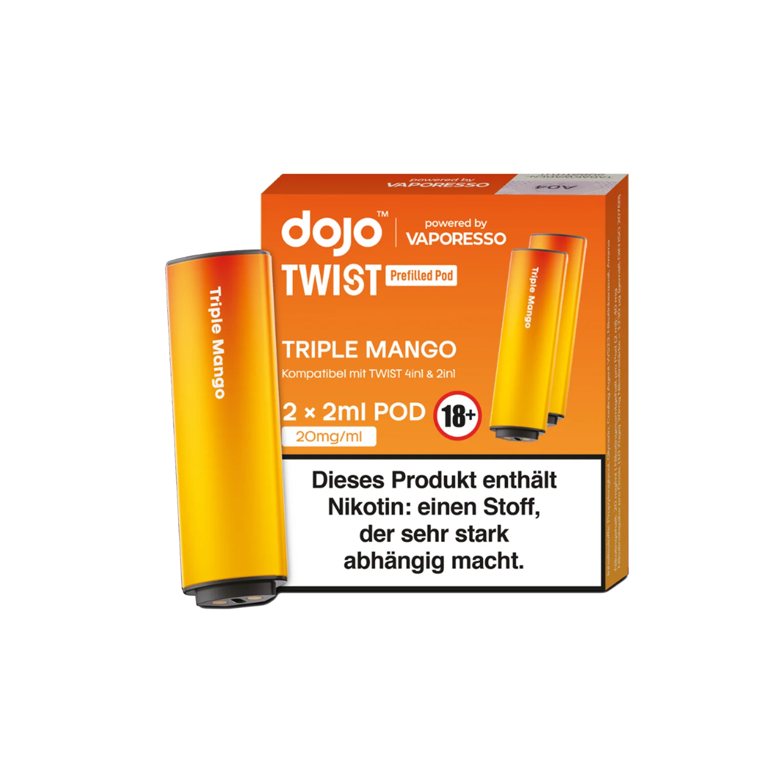 Vaporesso - Dojo Twist - Pod - Triple Mango 1