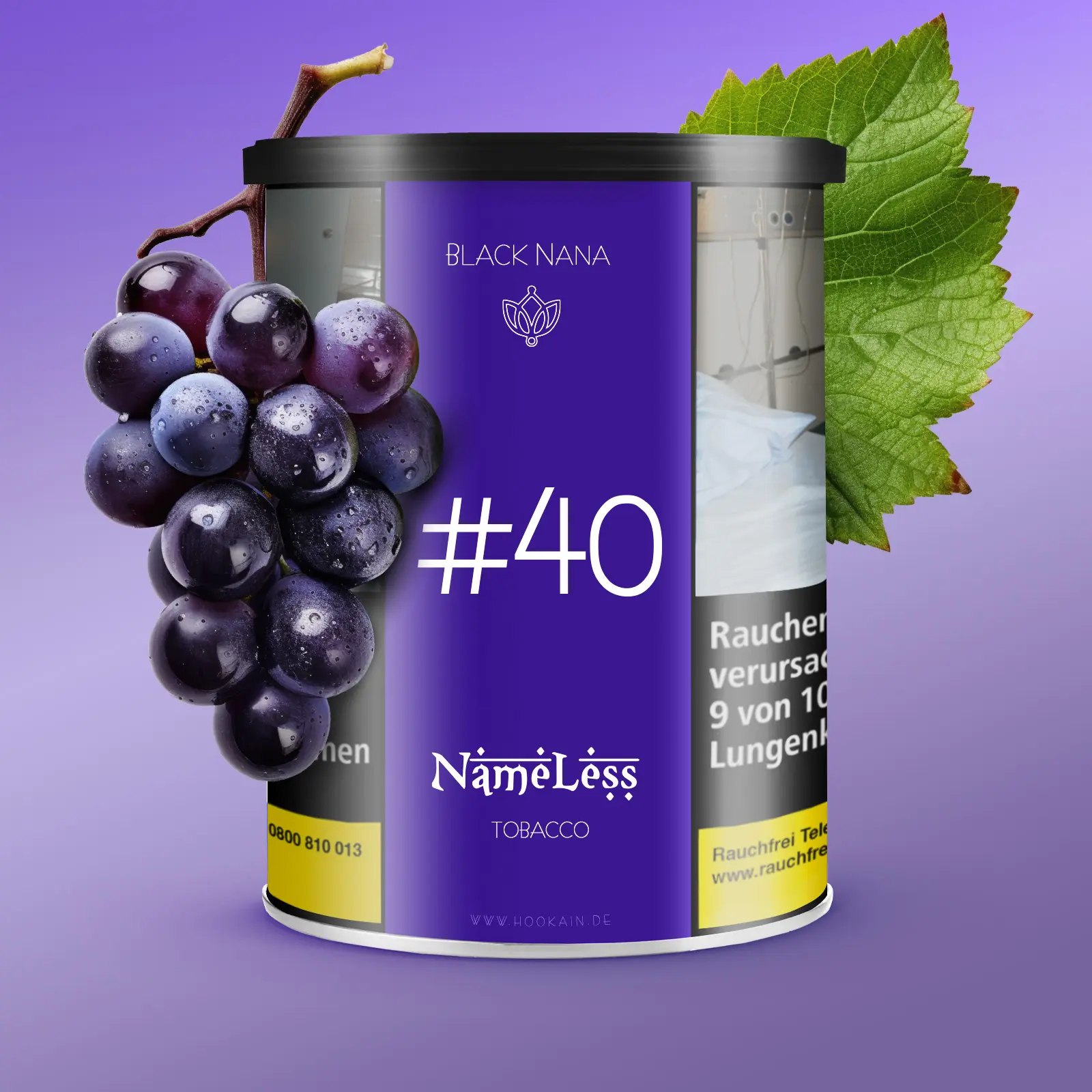 Nameless #40 Black Nana 1000 g - Shishatabak online 1