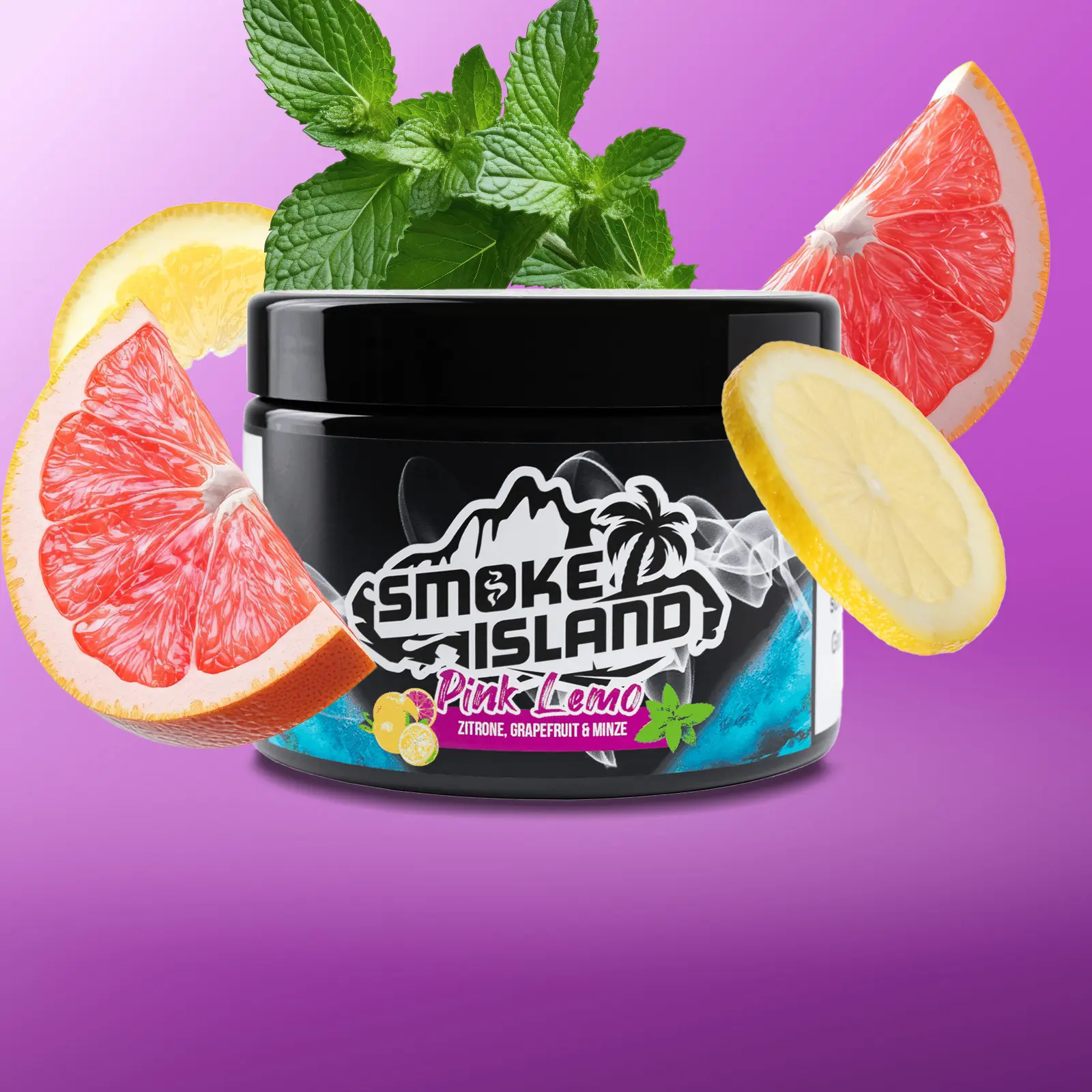 Smoke Island - nikotinfrei - Pink Lemo - 200 g  1
