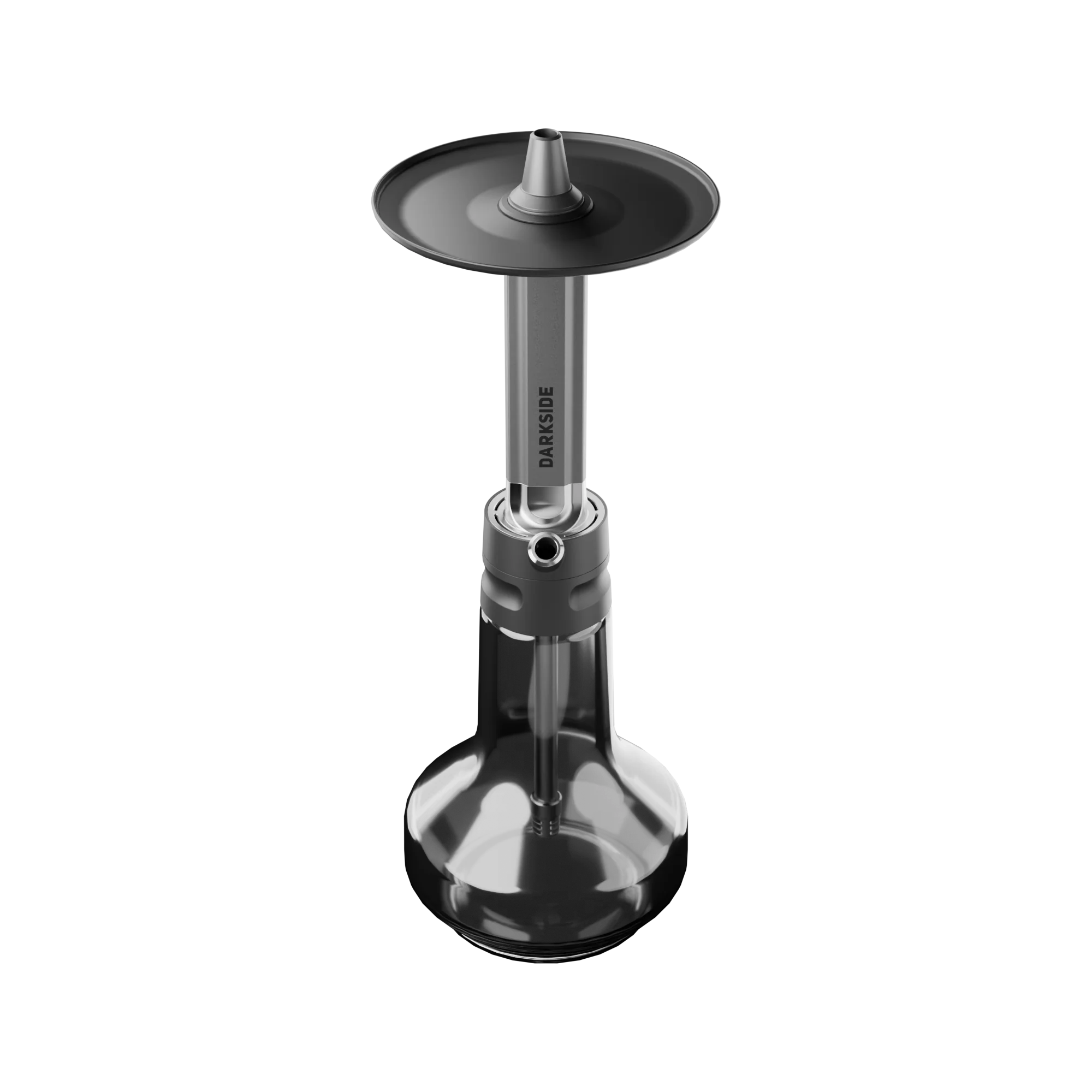 Darkside EVO Grau in Schr&auml;gansicht mit Glasbowl