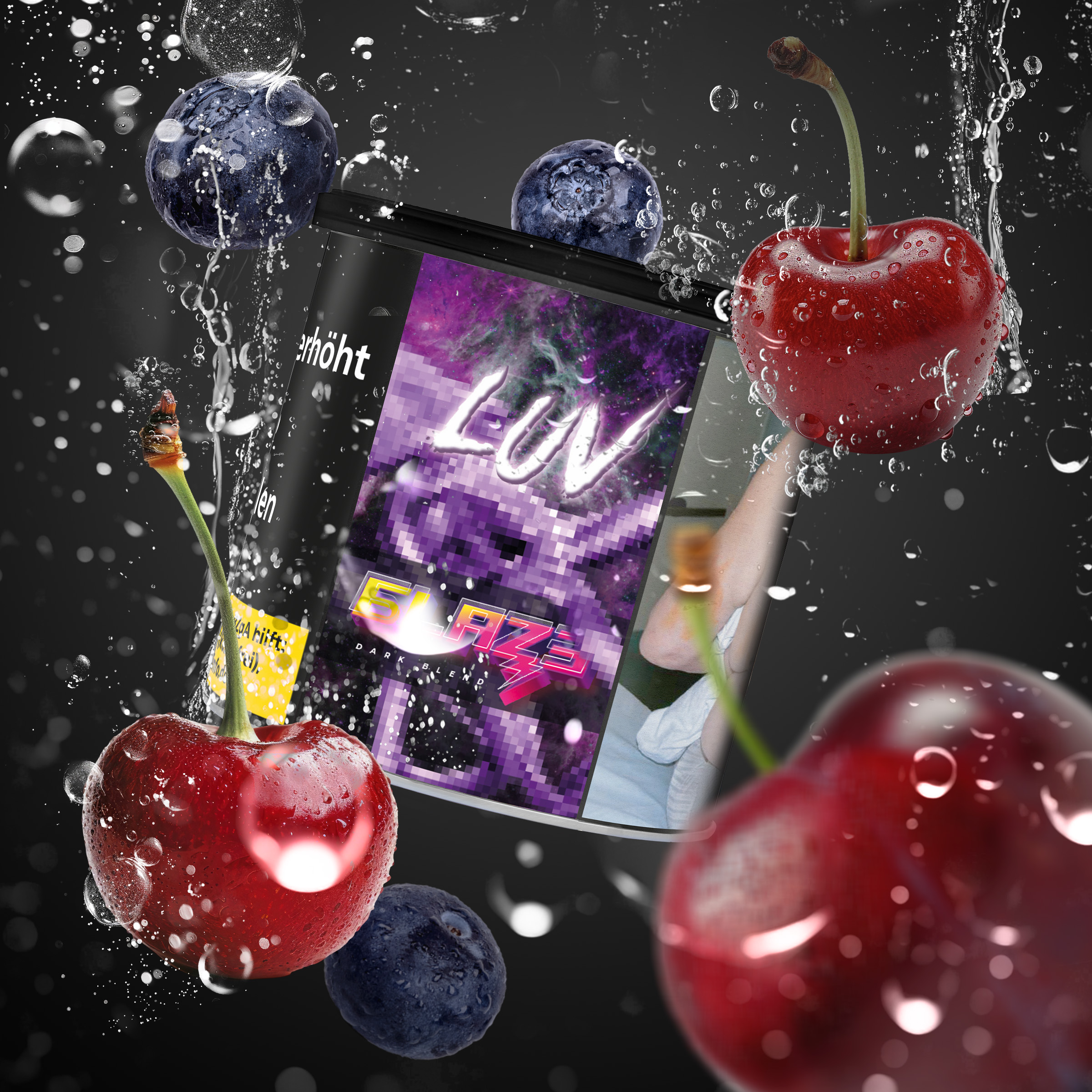 BLAZE Dark Leaf Luv 200g | Shishatabak 1