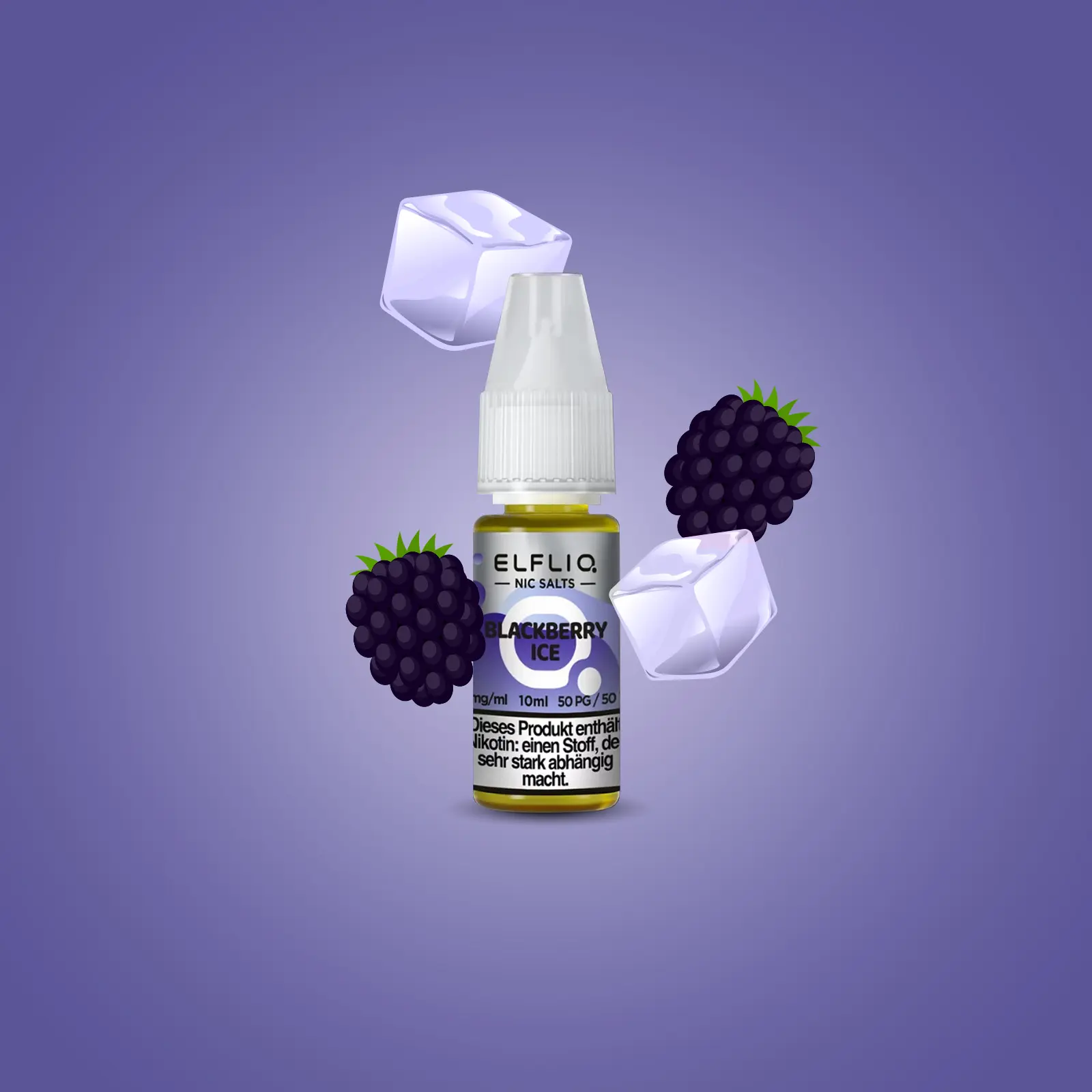 Elf Bar - ElfliQ - E-Liquid - Nikotinsalz - Blackberry Ice - 20 mg 1