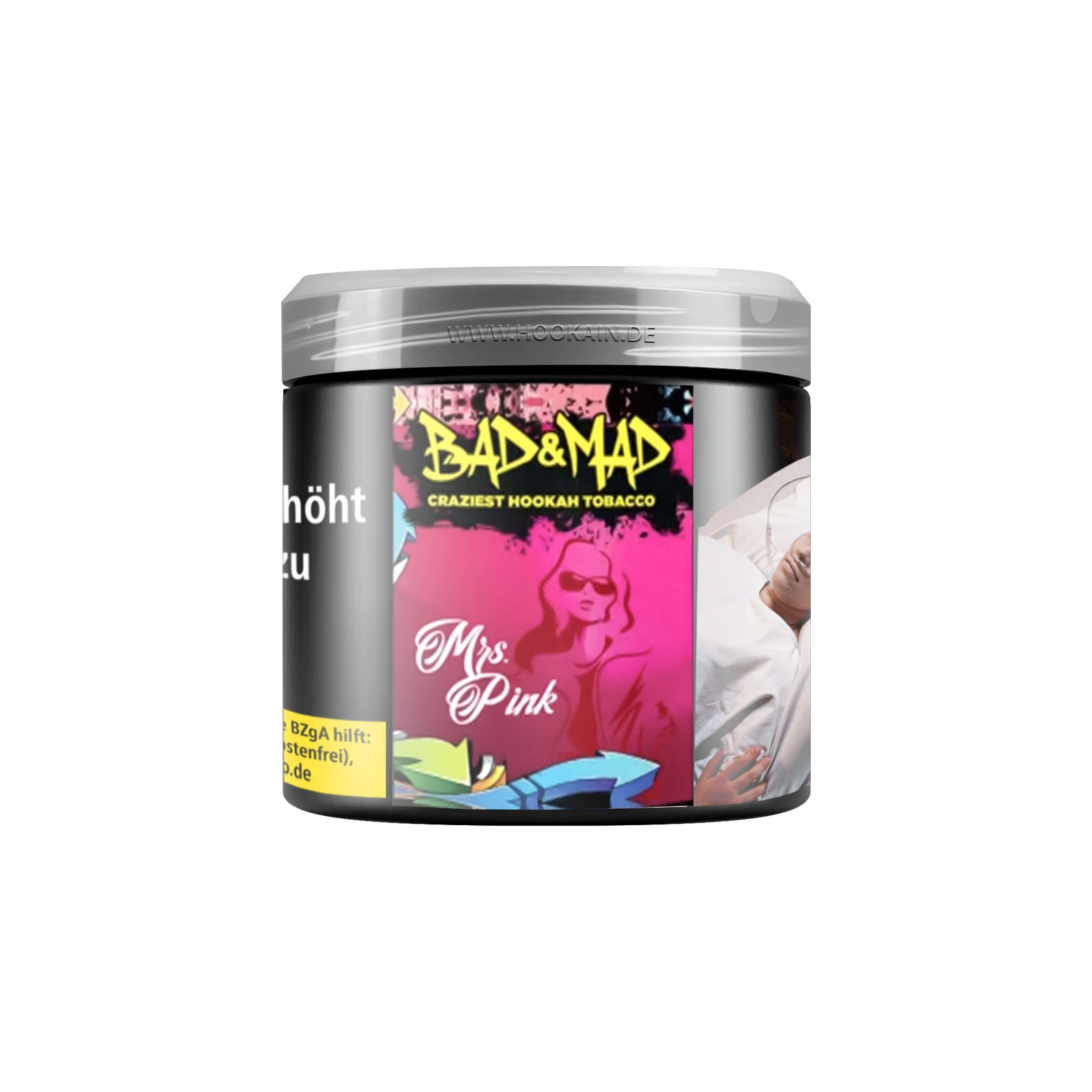 Bad & Mad Mrs. Pink 200 g Shishatabak mit Beeren und Zitrone