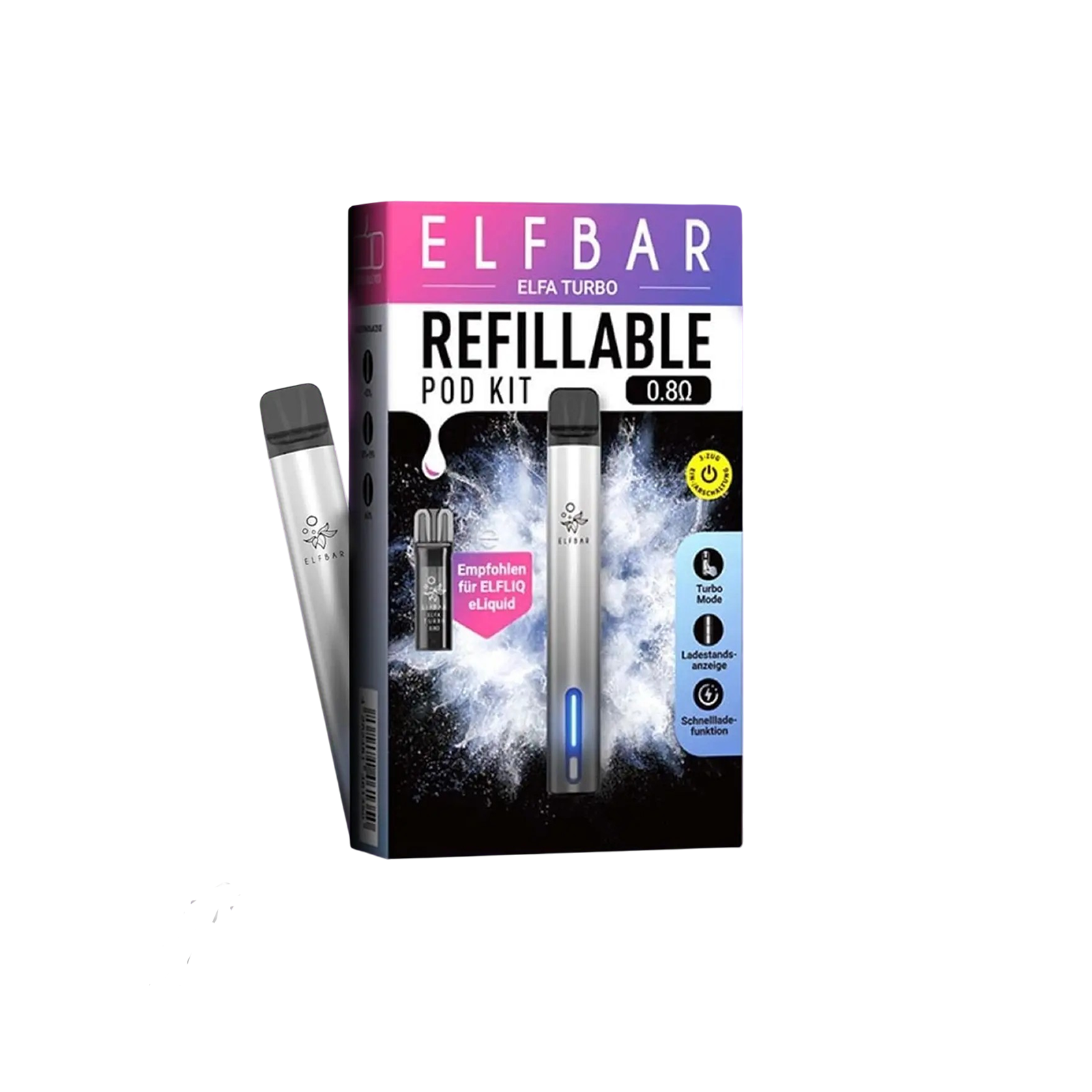 Elf Bar - ELFA - Turbo - Basic Device - Aurora Black